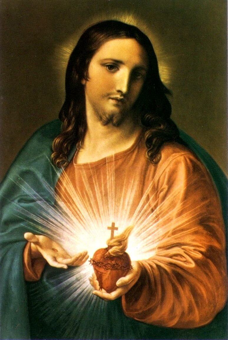 Who was the first saint to be given the Sacred Heart devotion?