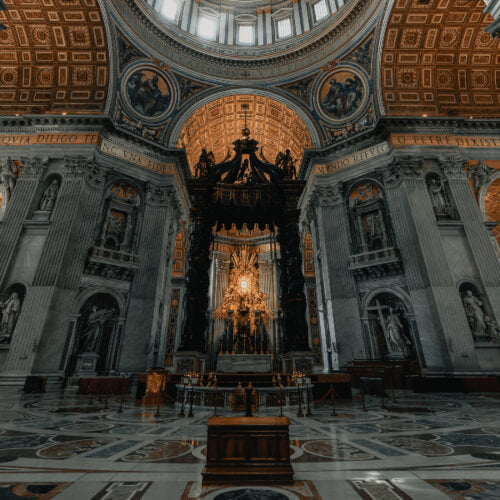 Where is St. Peter’s chair?