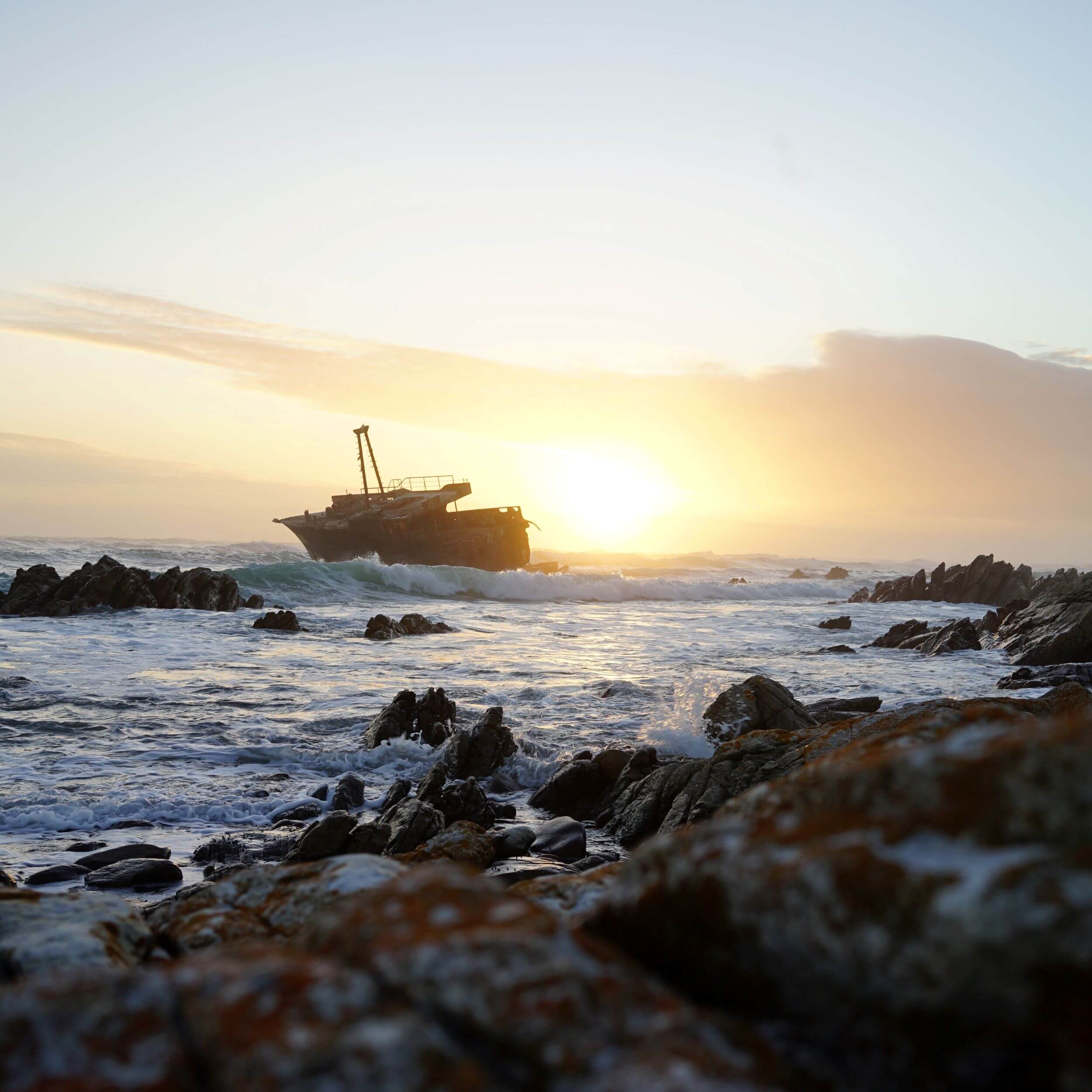 6 men, a sinking ship, 1 courageous Catholic