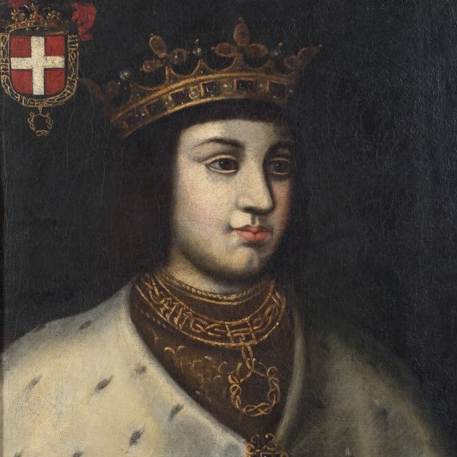 Which royal saint was called “the Happy”?
