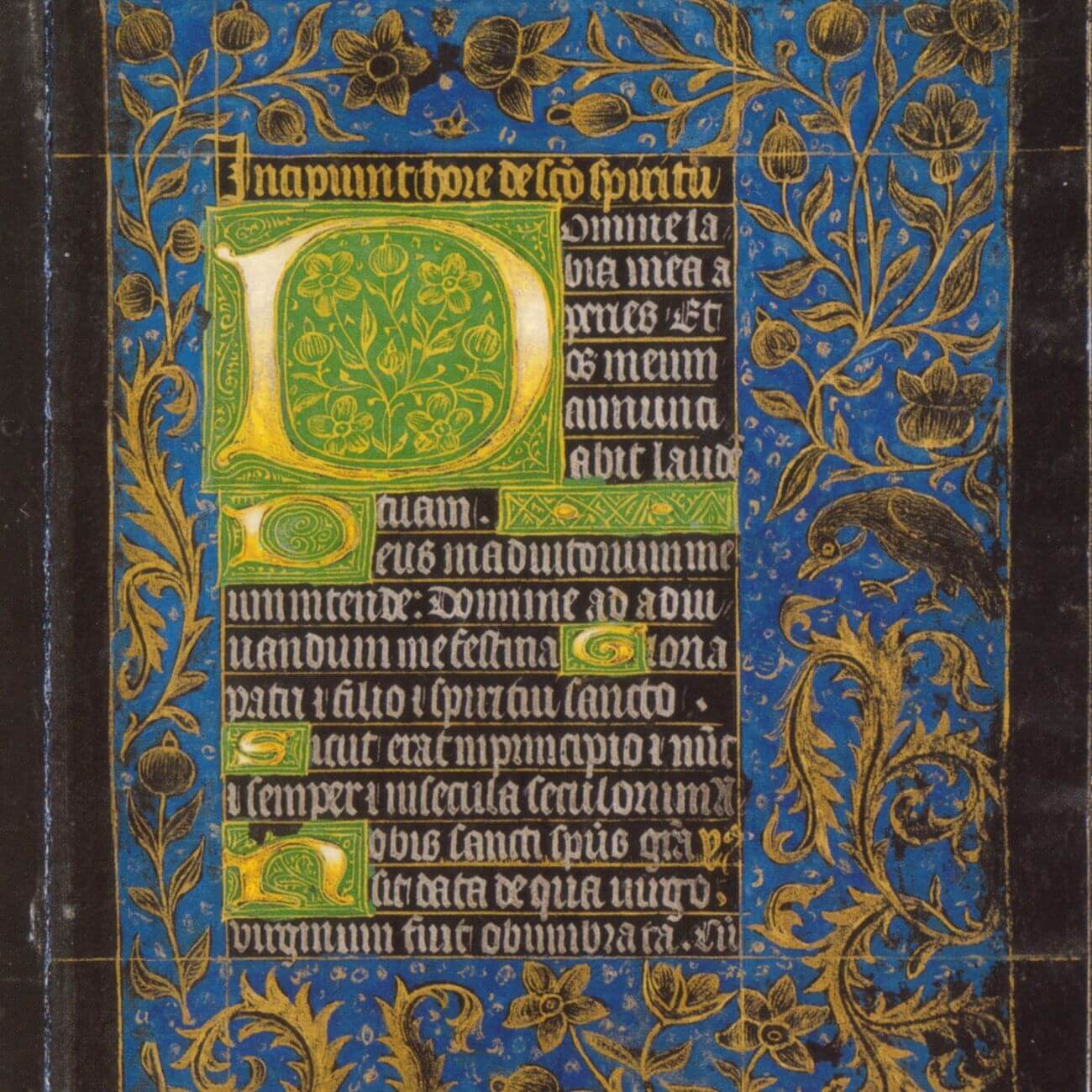 Did you know that some medieval prayer books came in “dark mode”?