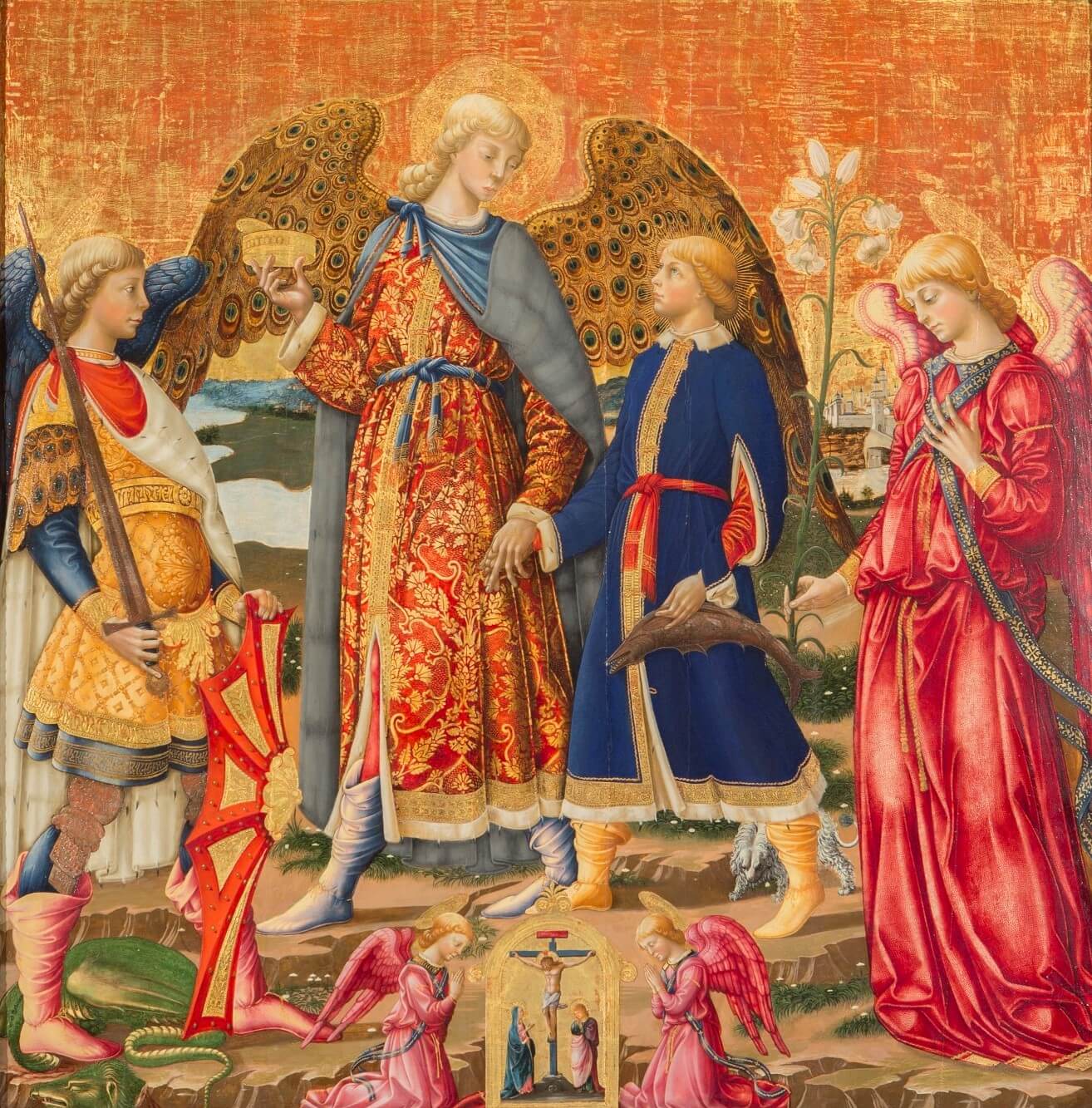 What are the nine choirs of angels?