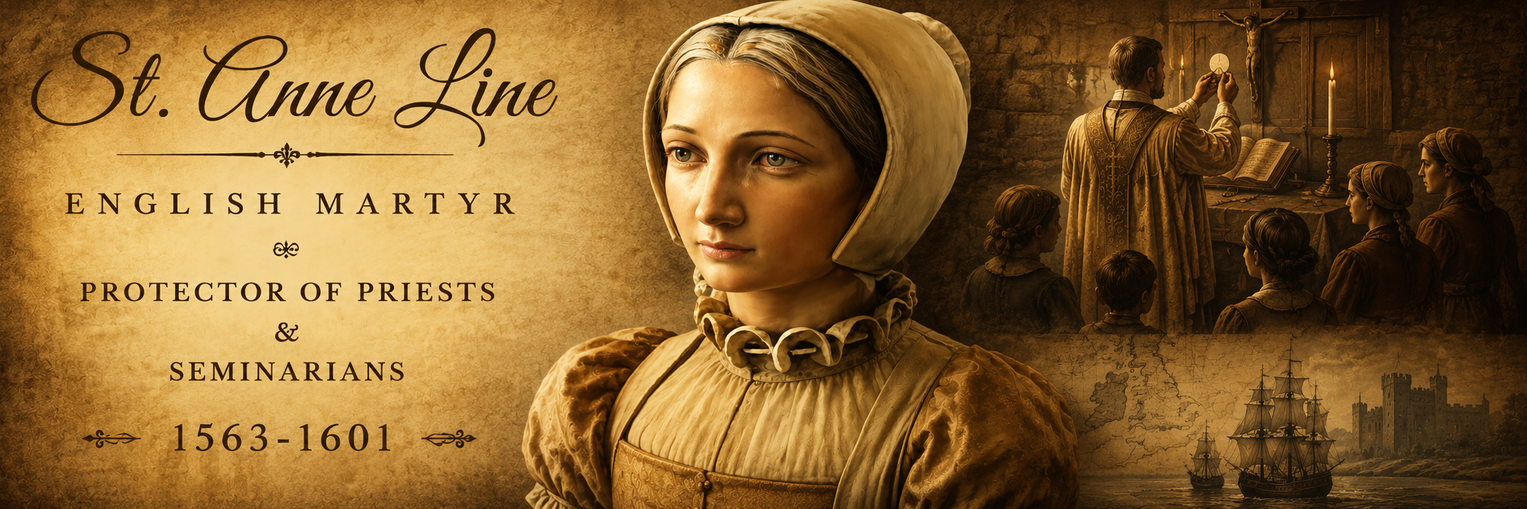 St. Anne Line, English Martyr & Protector of Priests and Seminarians