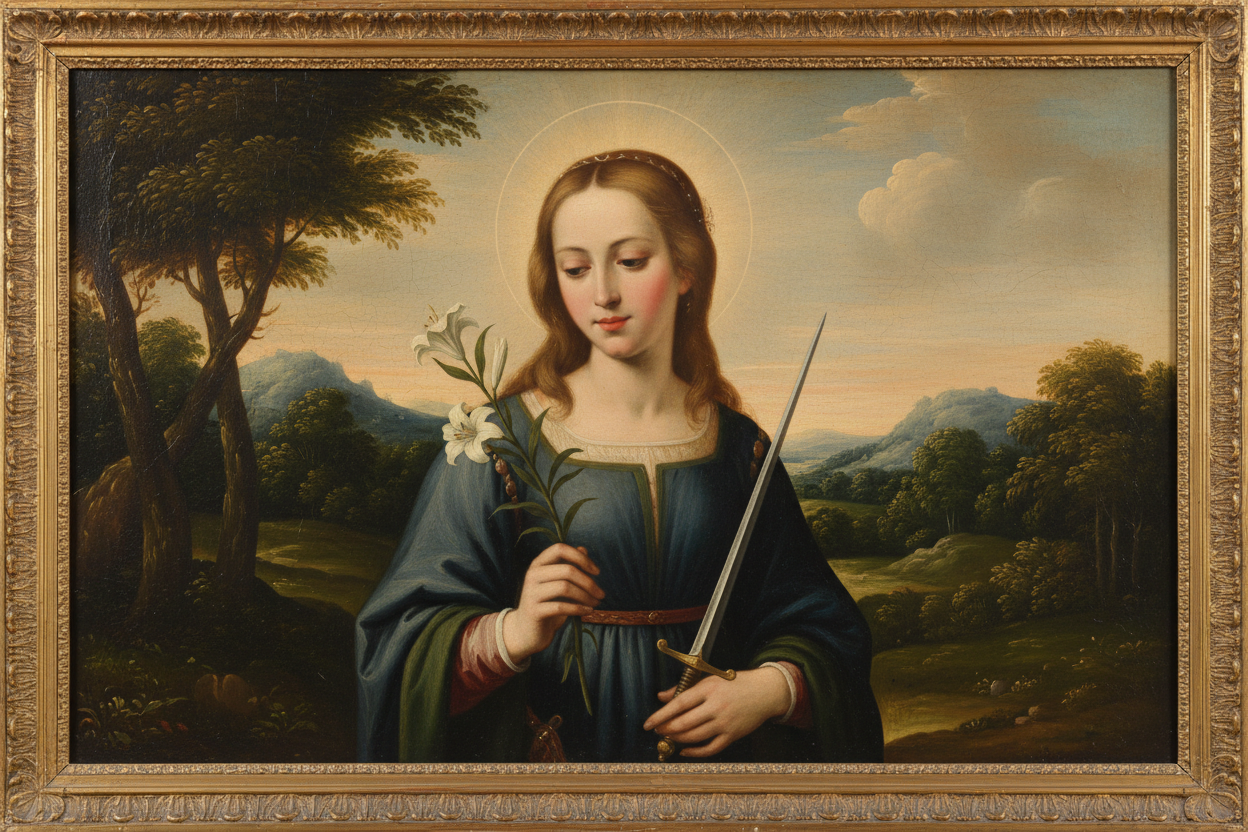 St. Dymphna is patron saint of mental illness and nervous disorders