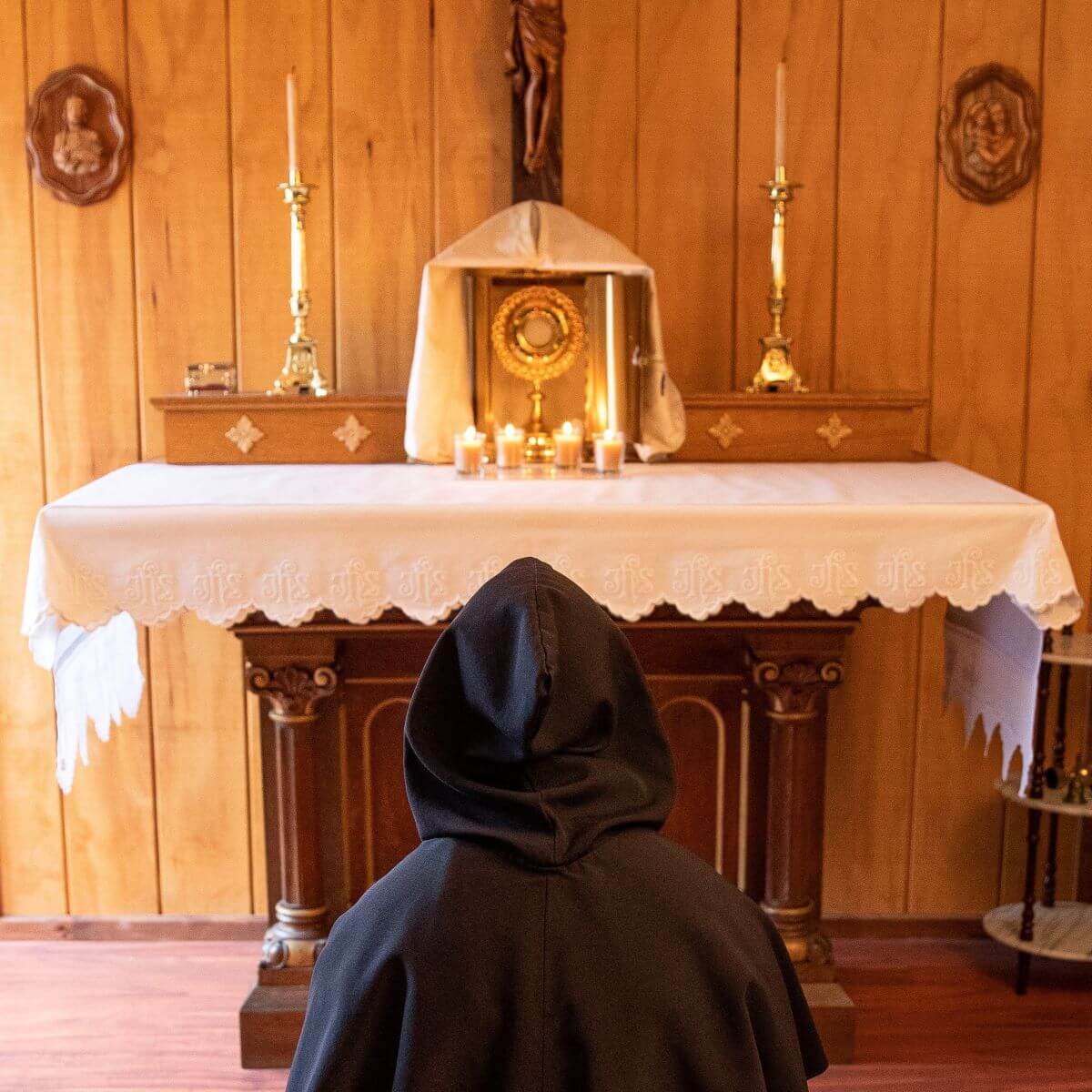 Which young venerable took his religious vows as he was dying?