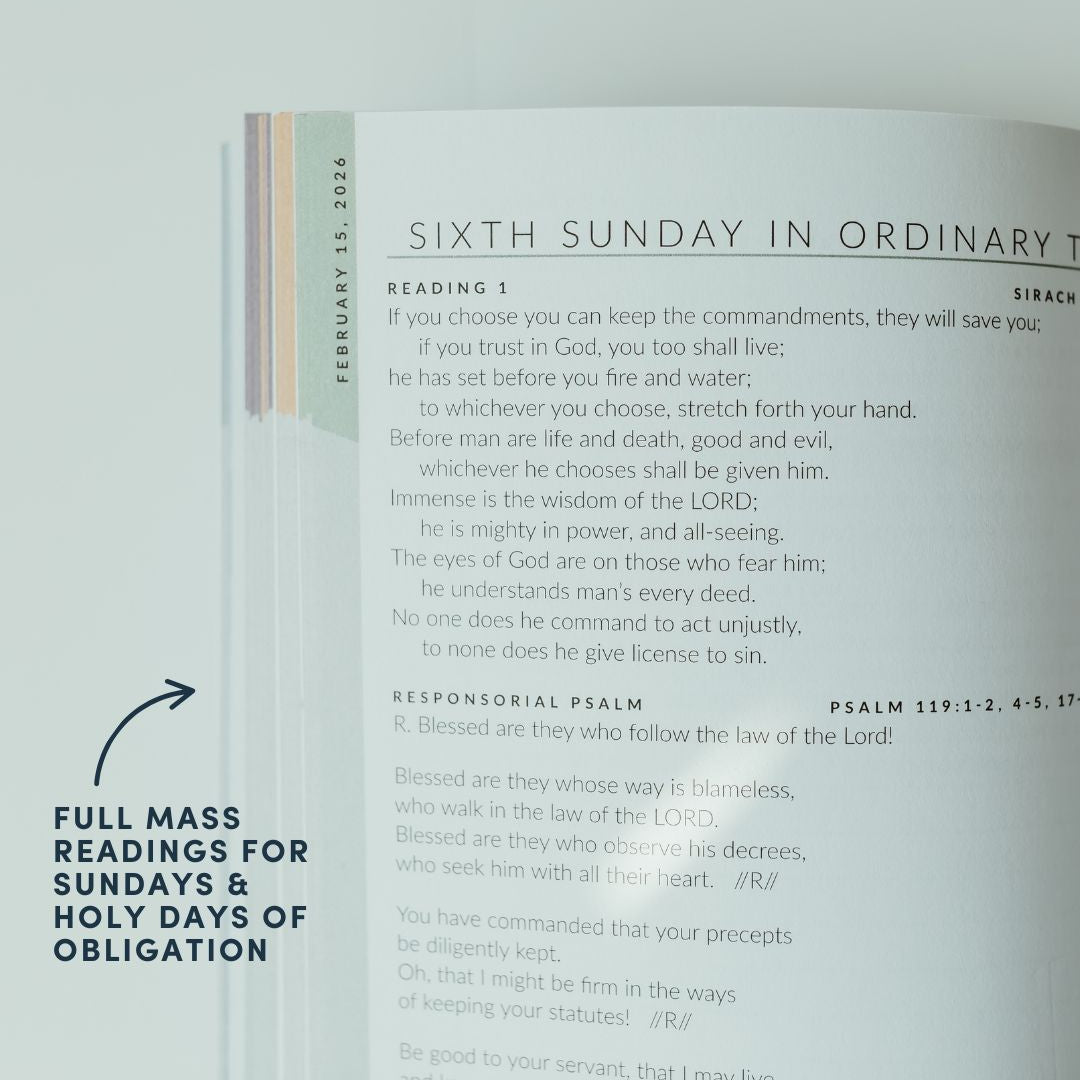 Every Sacred Sunday Mass Journal 2025-2026