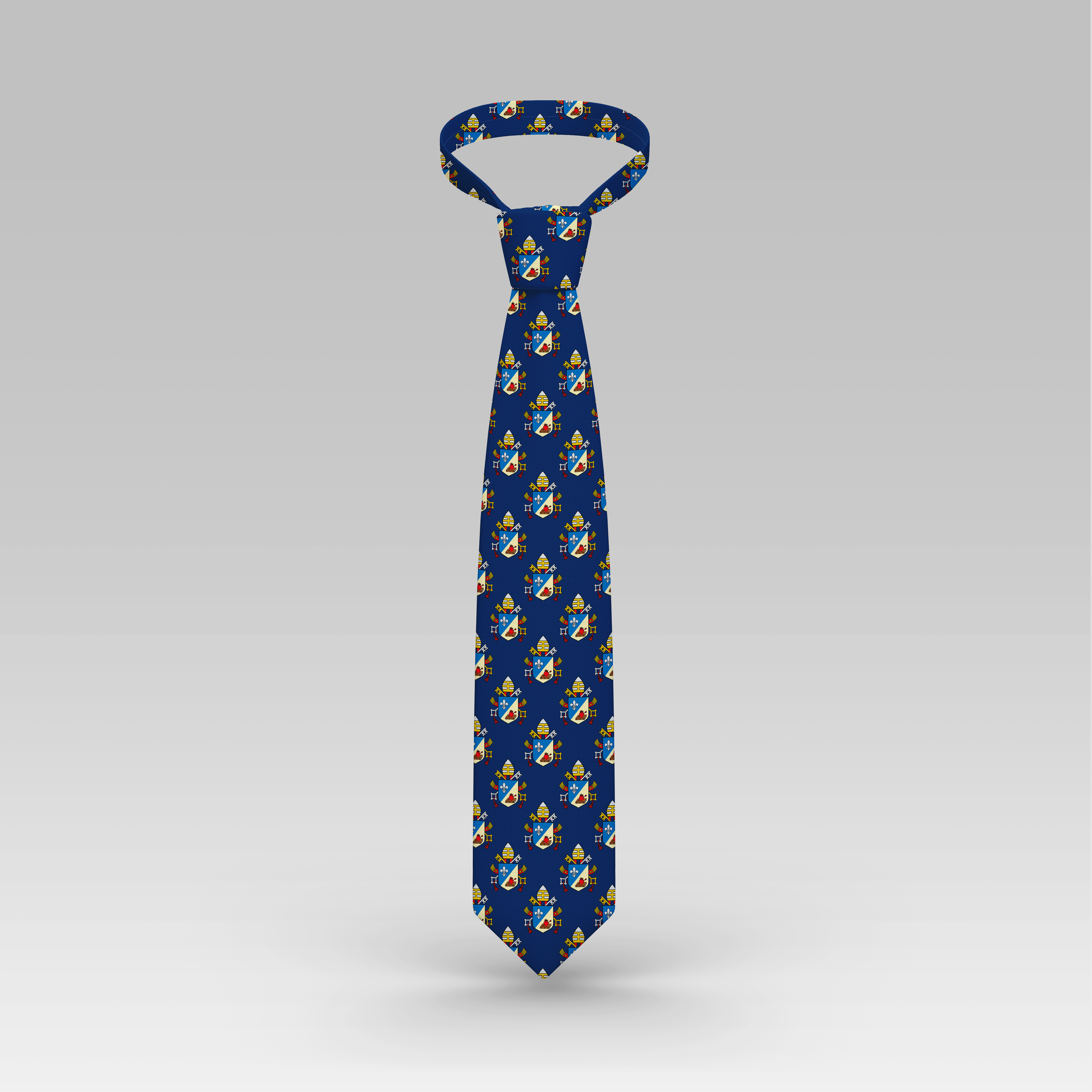 Pope Leo XIV Navy Necktie