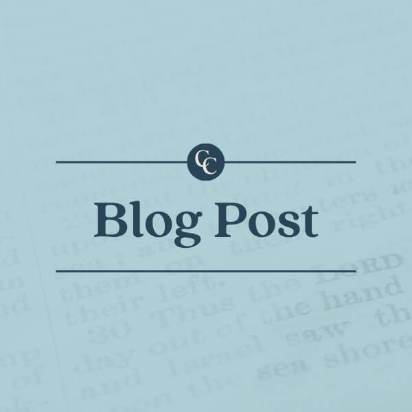 Text 'Blog Post' with a logo on a light blue background