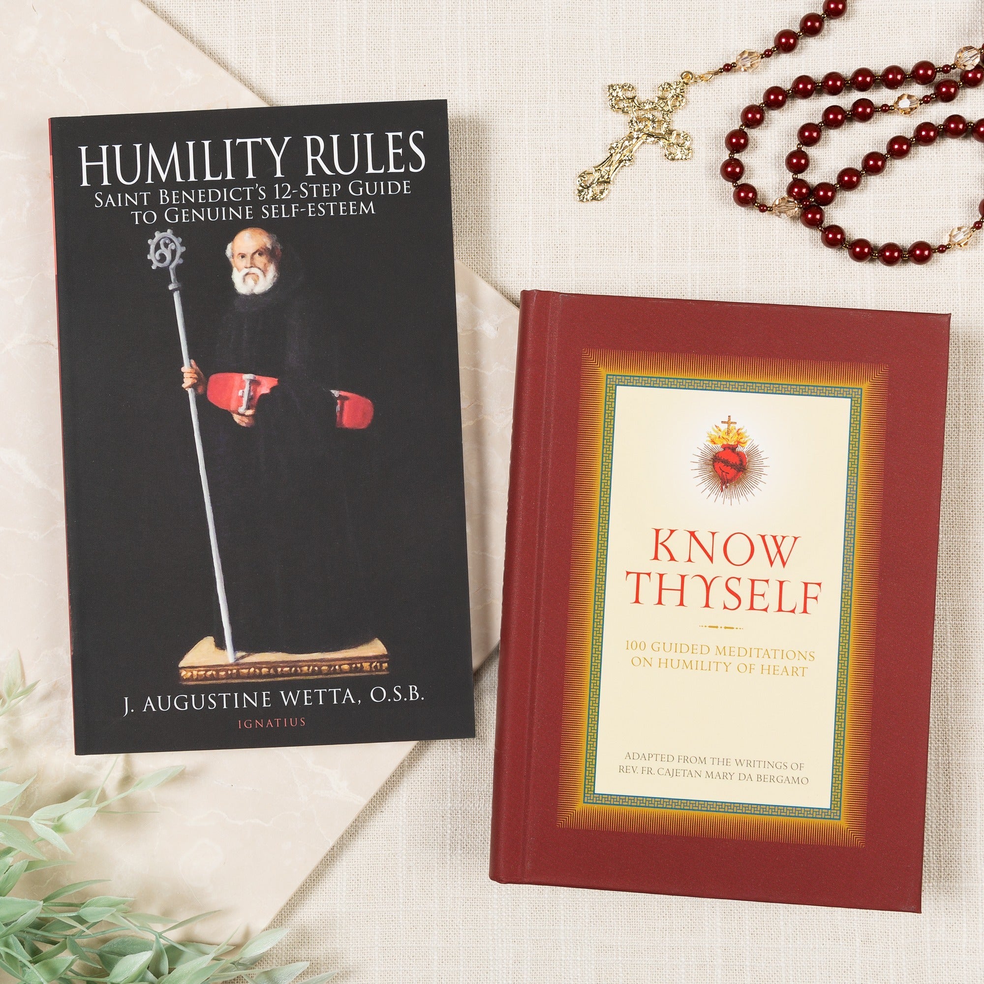 Humility Rules: St. Benedict's 12-Step Guide to Genuine Self-Esteem & Know Thyself: 100 Guided Meditations on Humility of Heart