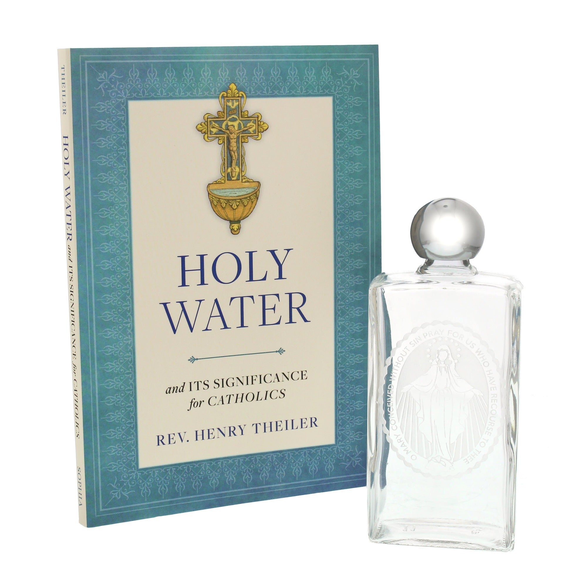 Holy Water Bottle and Book Set