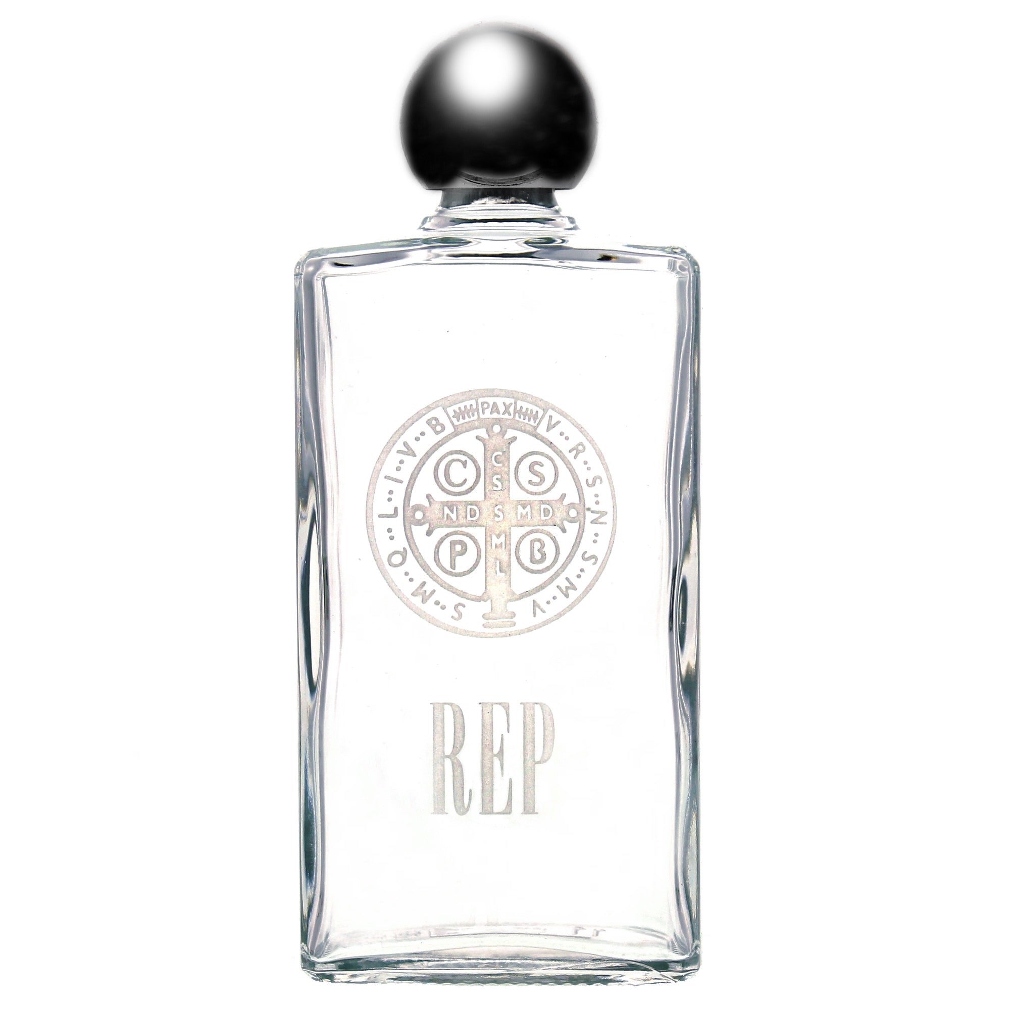 Personalized Saint Benedict Holy Water Bottle