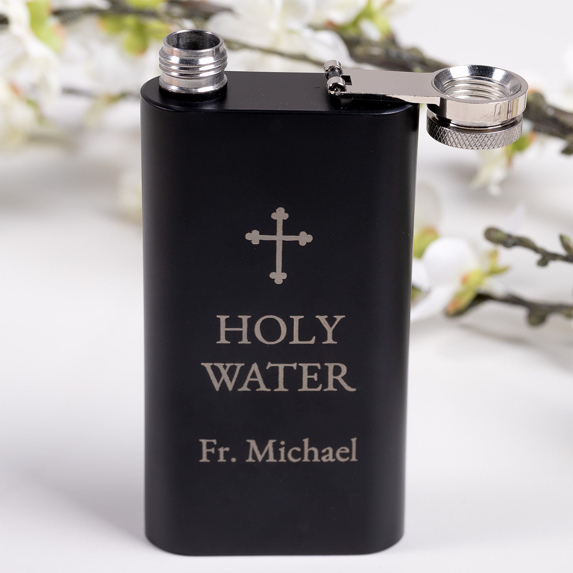 Personalized Holy Water Flask