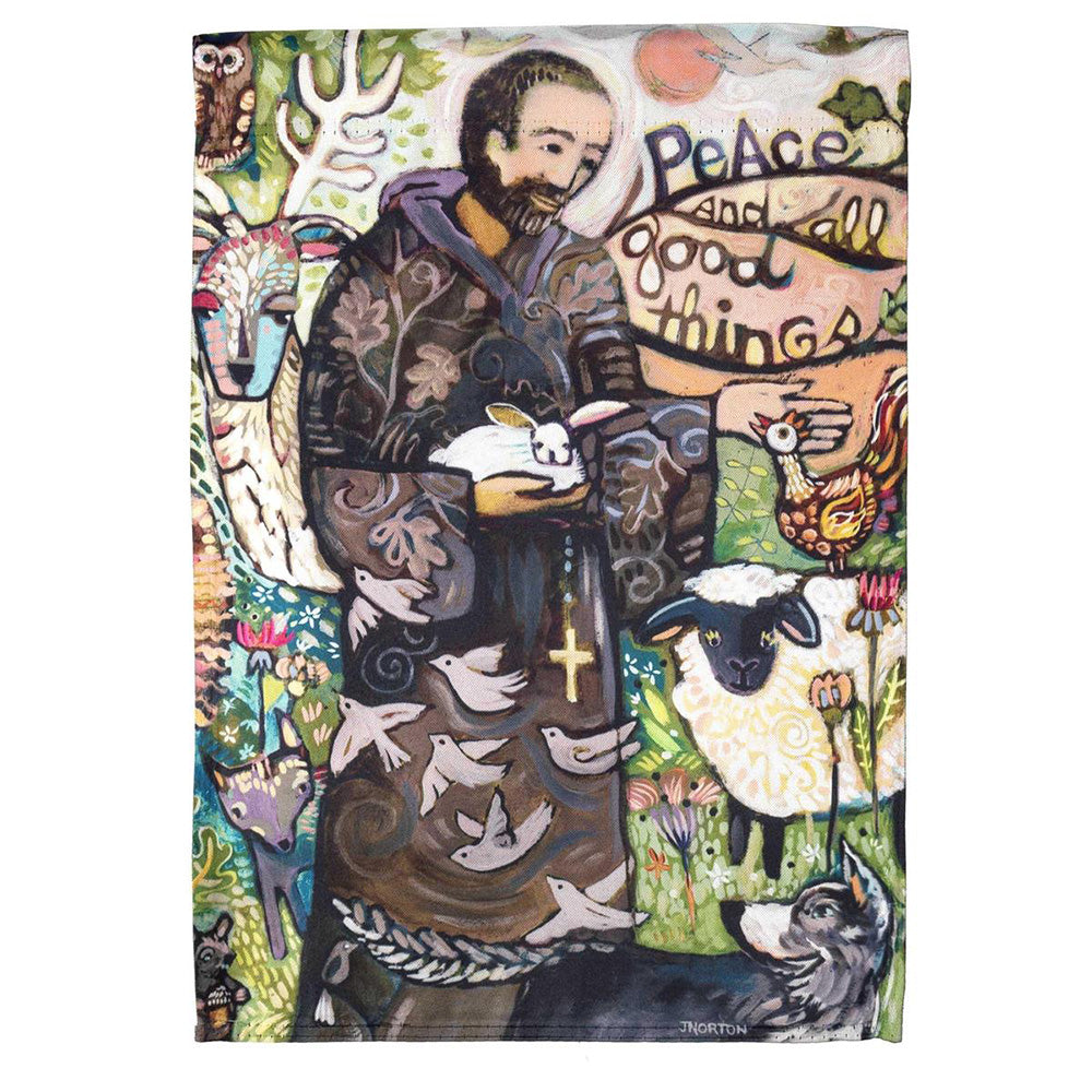 St. Francis Peace Home Blessing Garden Flag