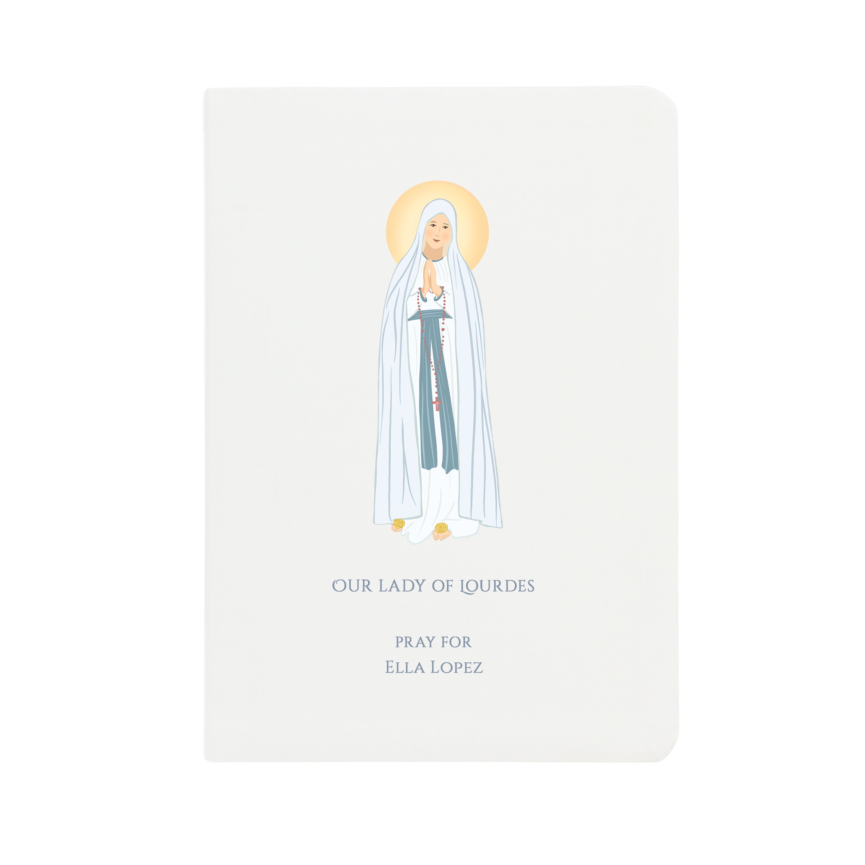 Personalized Our Lady of Lourdes Bible