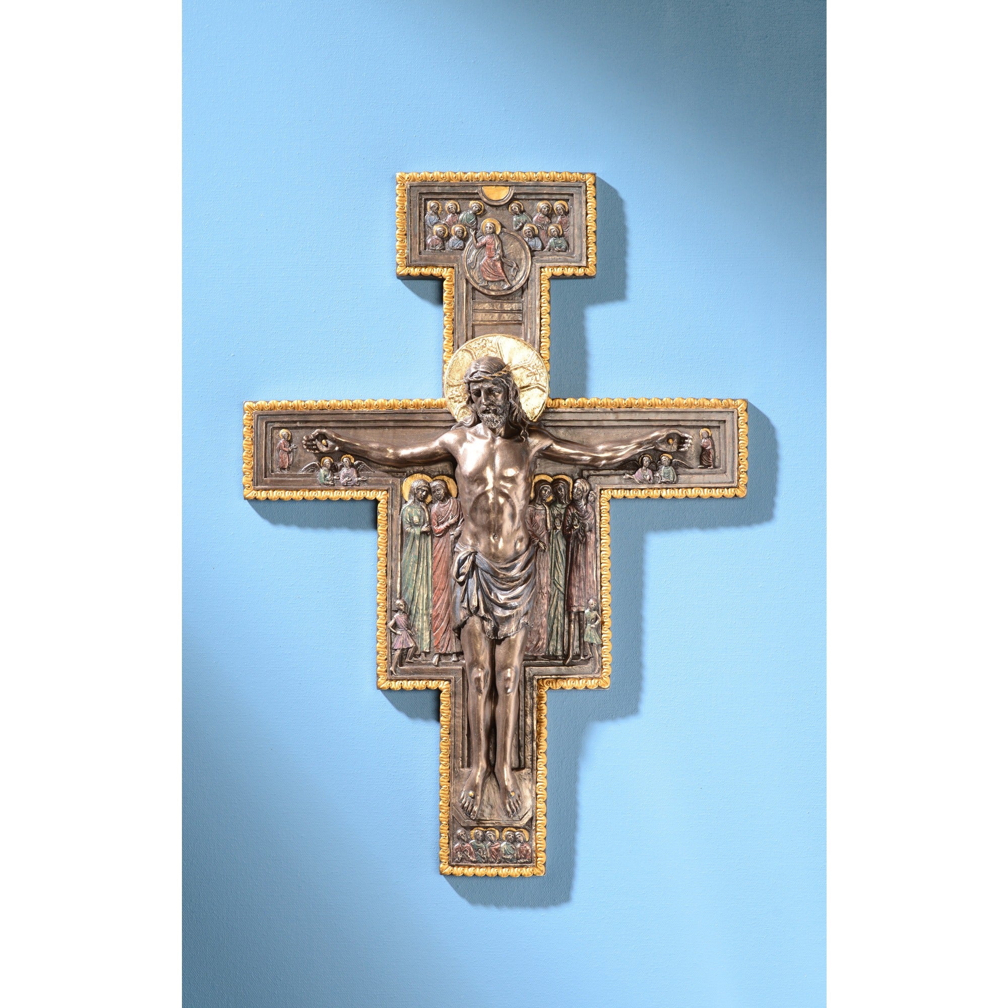 San Damiano Bronzed Crucifix - 11x16