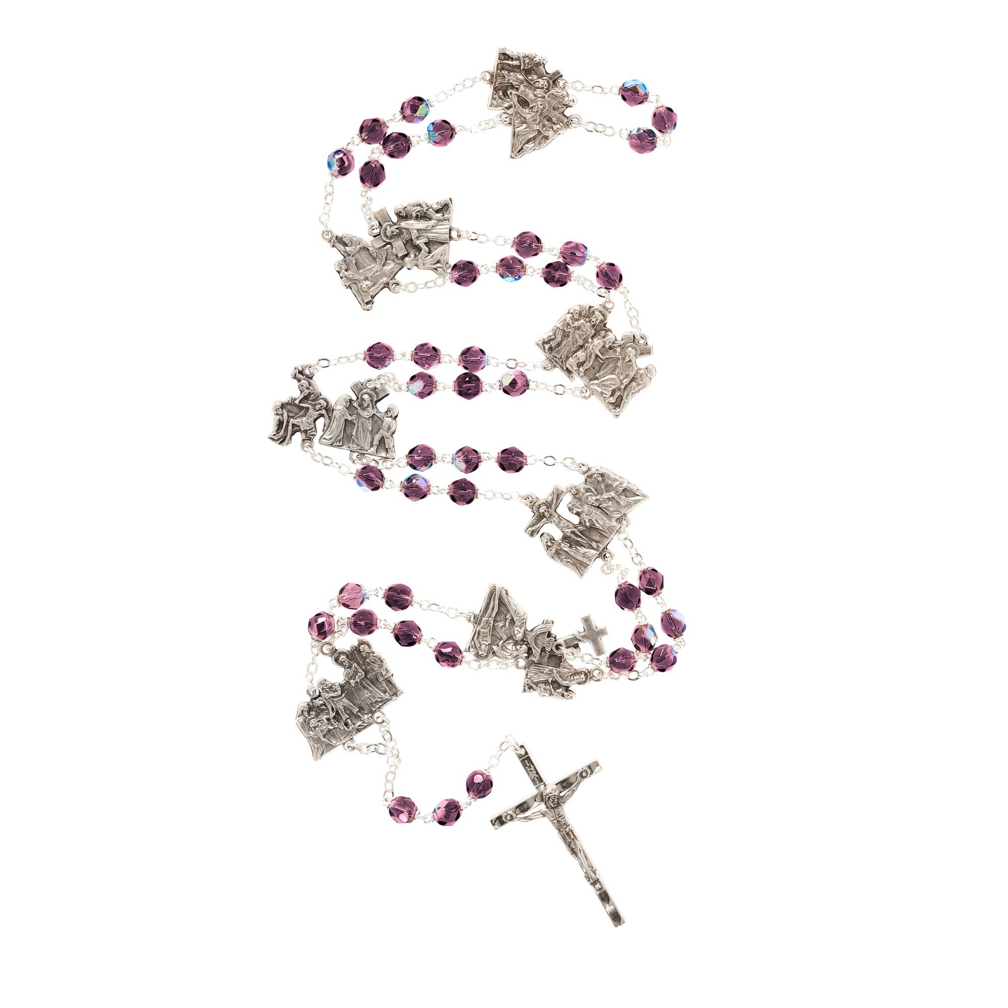 Amethyst Stations of the Cross Chaplet