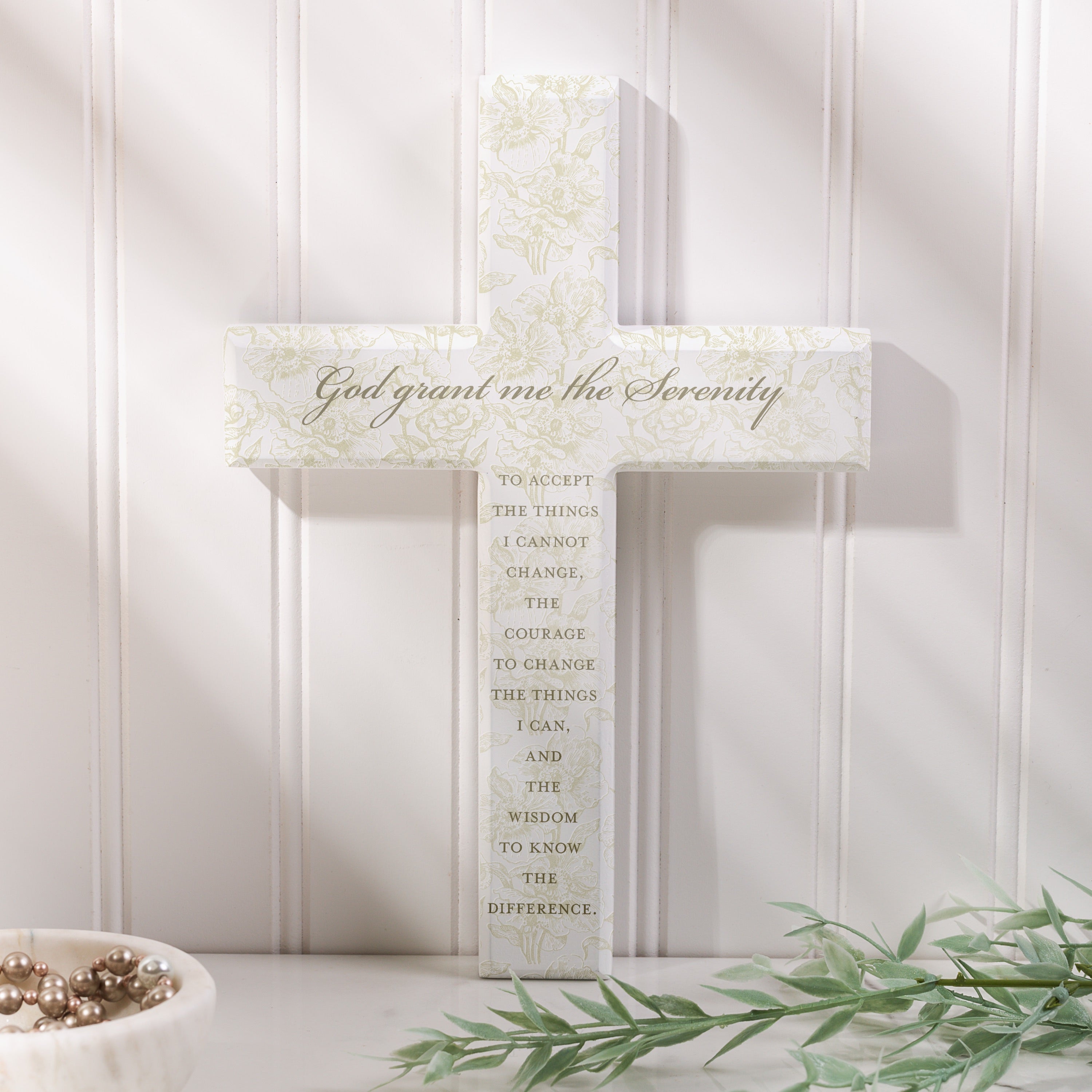 Serenity Prayer Toile Cross