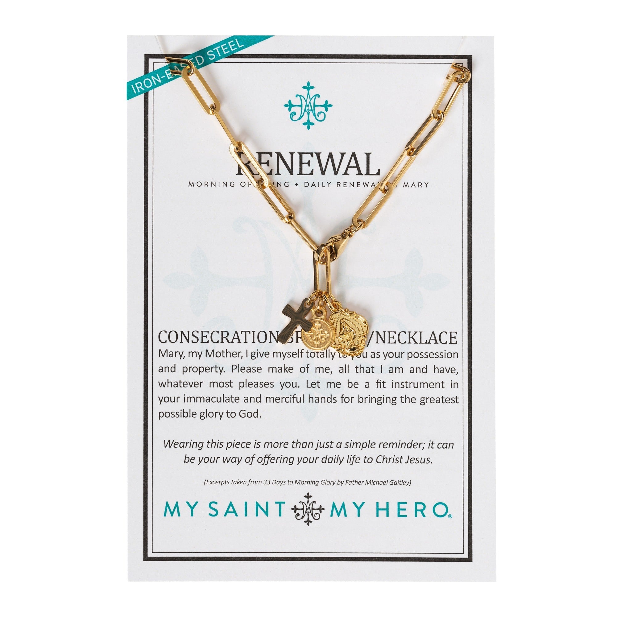 Consecration to Mary Gold Bracelet