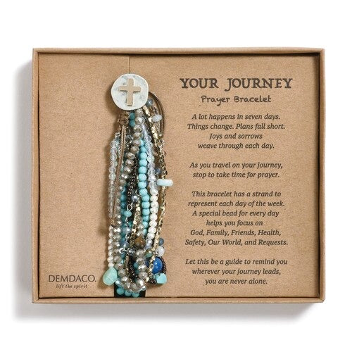 Turquoise Beaded Weekly Prayer Bracelet