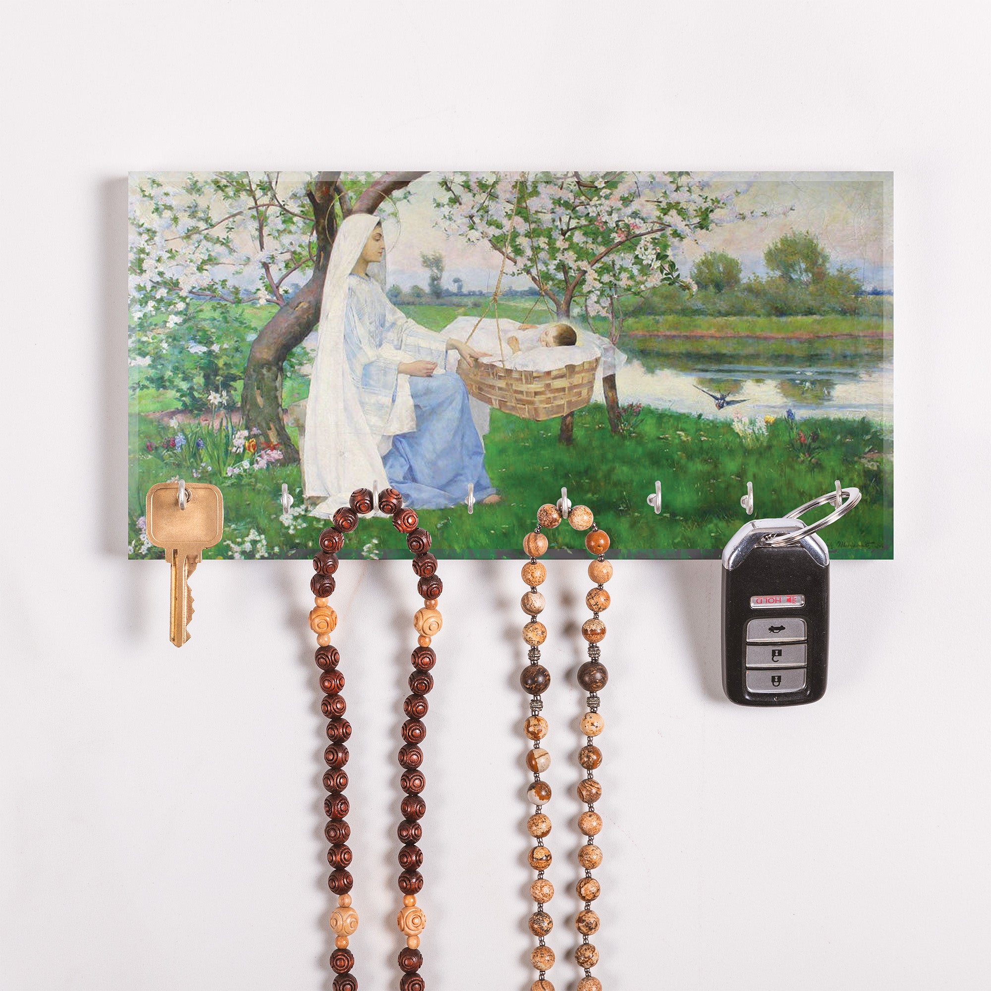 Our Lady of Spring Rosary Rack