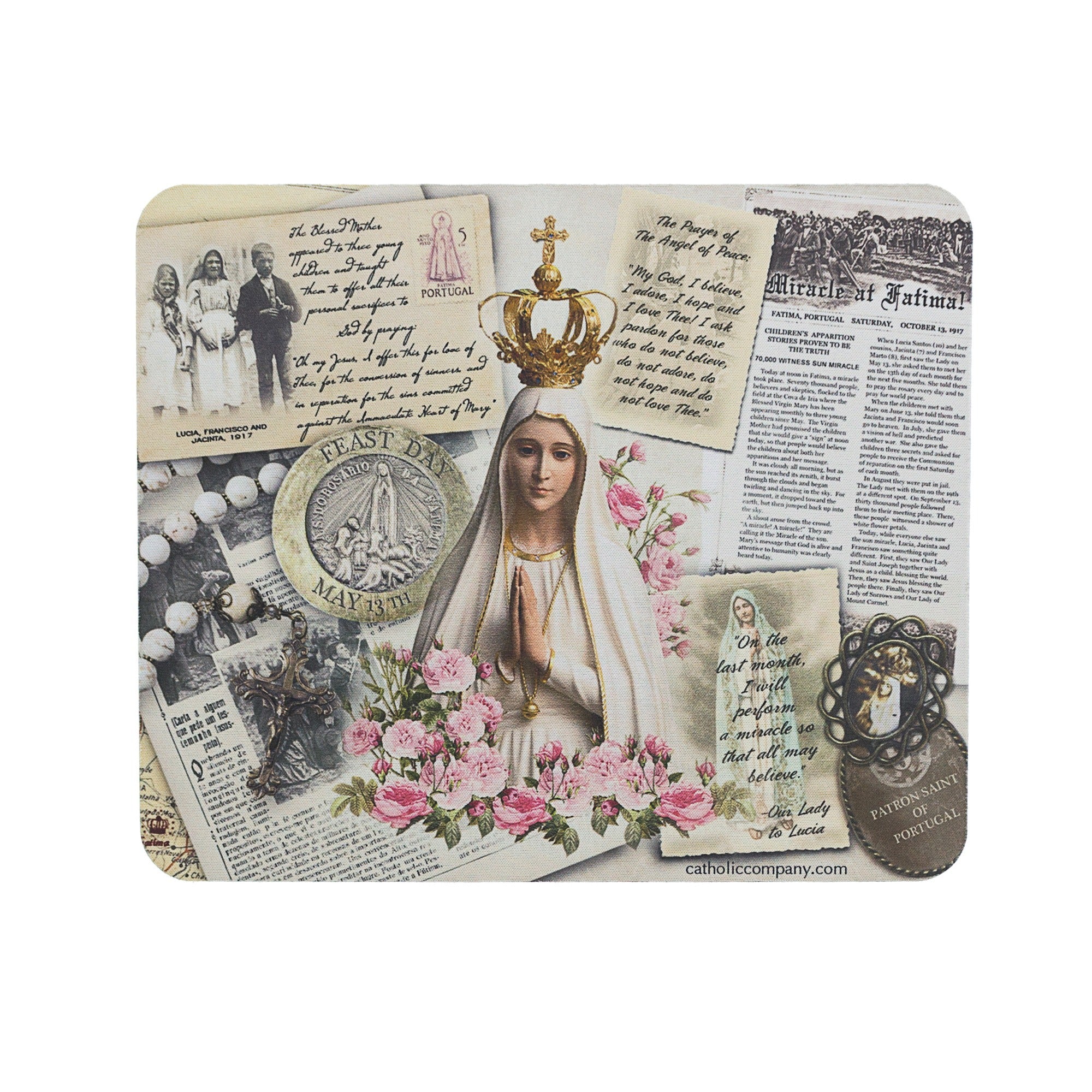 Our Lady of Fatima Story Mousepad