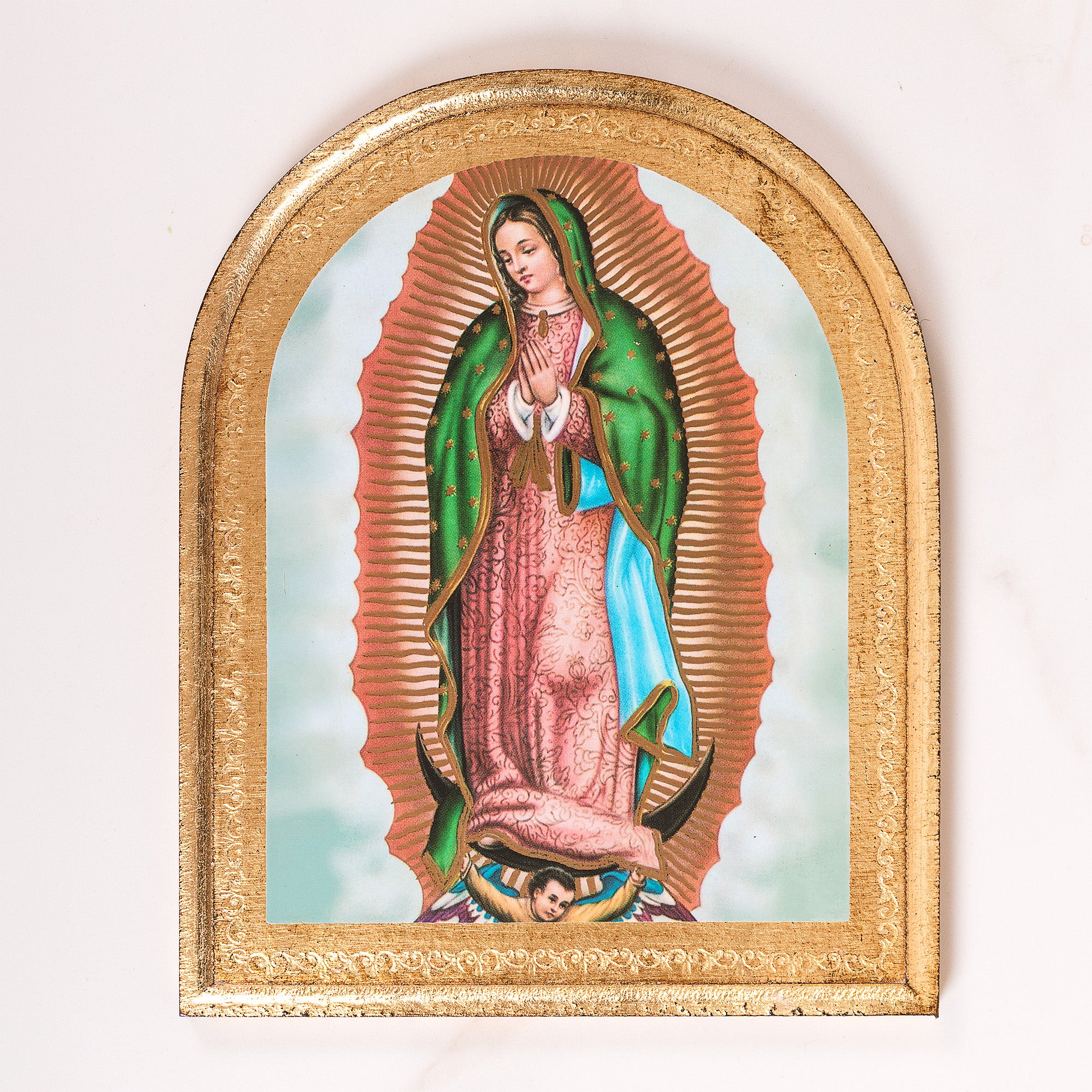 Our Lady of Guadalupe Plaque - 11" x 8.8 "