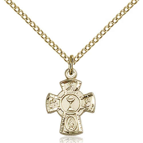 14kt Gold Filled 5-Way / Chalice Petite Pendant