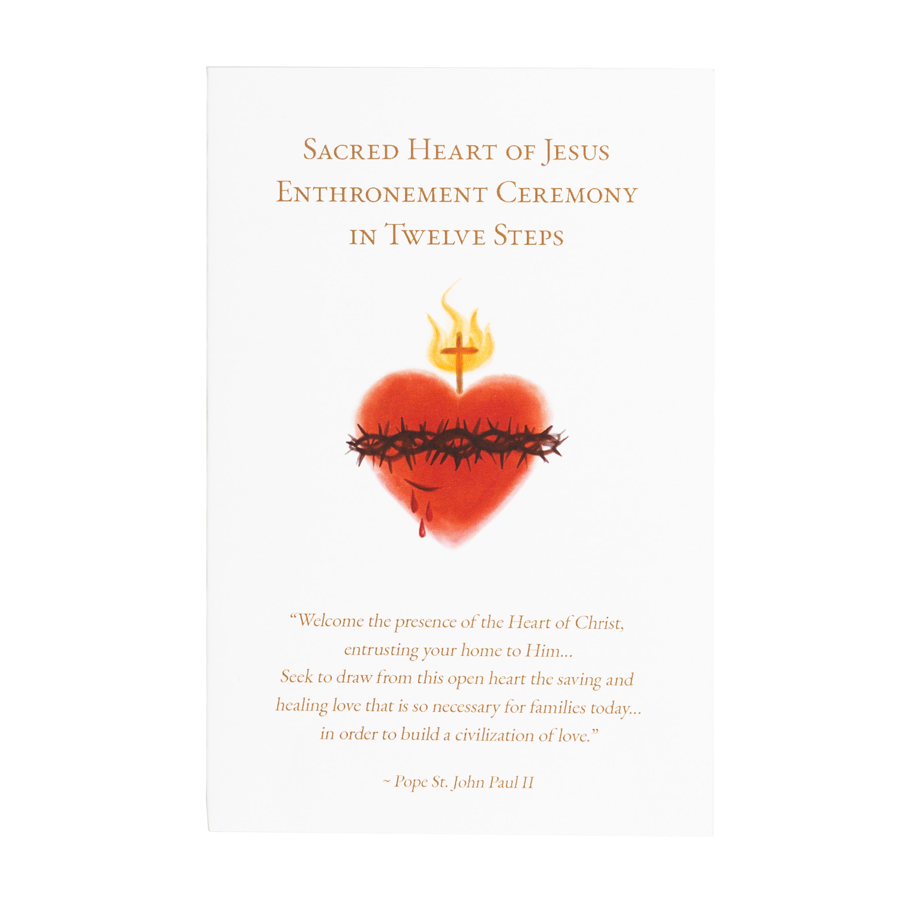 Sacred Heart of Jesus Enthronement Set