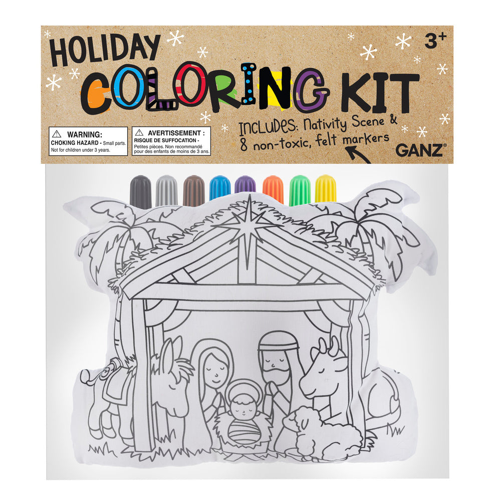 Christmas Nativity Scene Coloring Kit