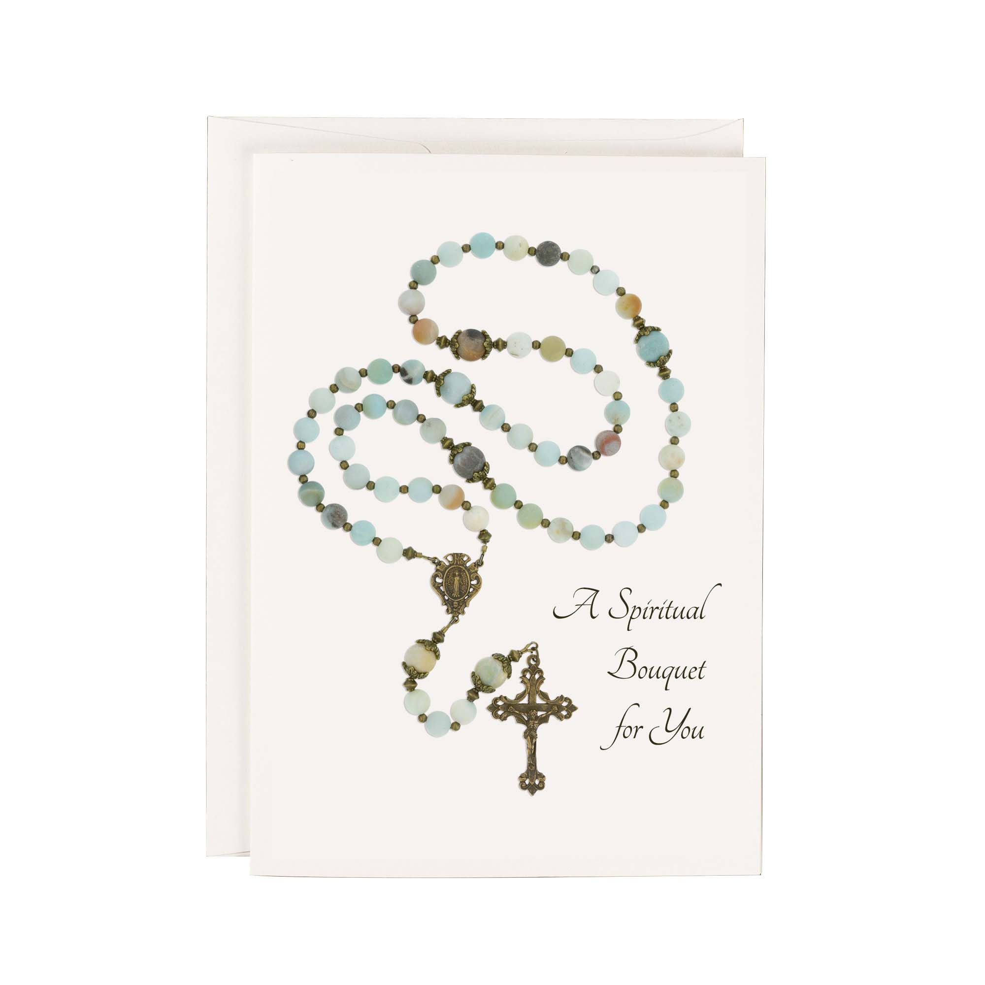 Rosary Spiritual Bouquet Card