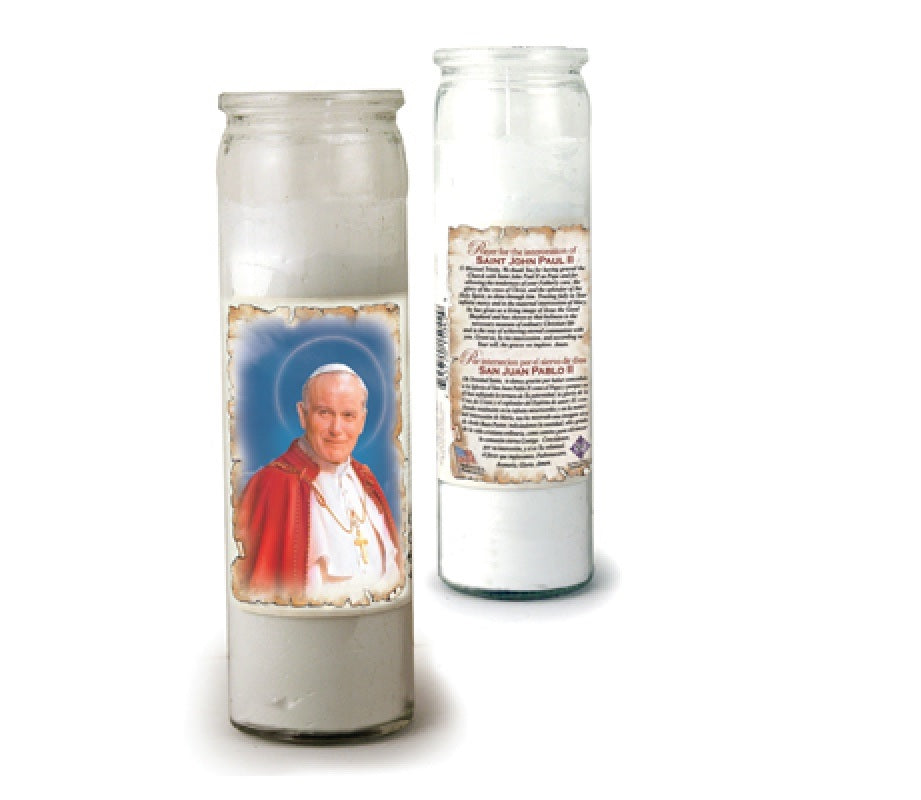 Pope St. John Paul II 3 Day Candle