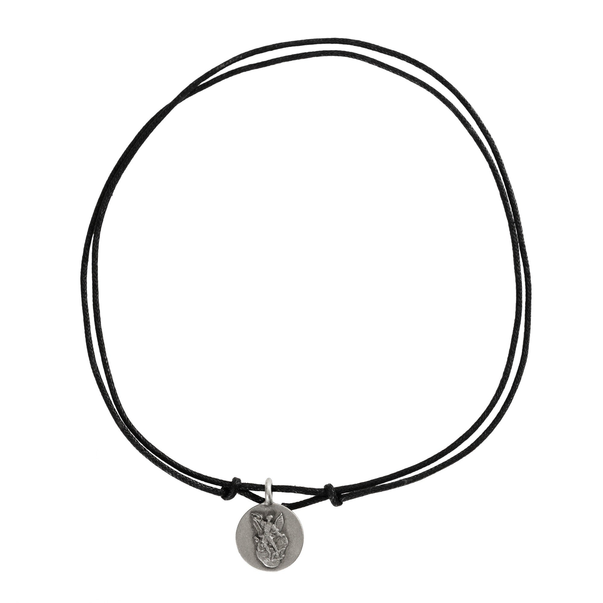 St. Michael Soccer Medal Corded Necklace