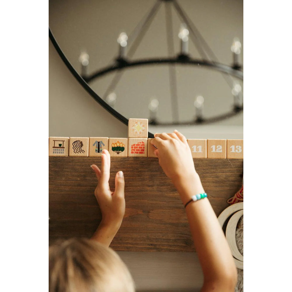 Salvation History Wooden Advent Blocks Set