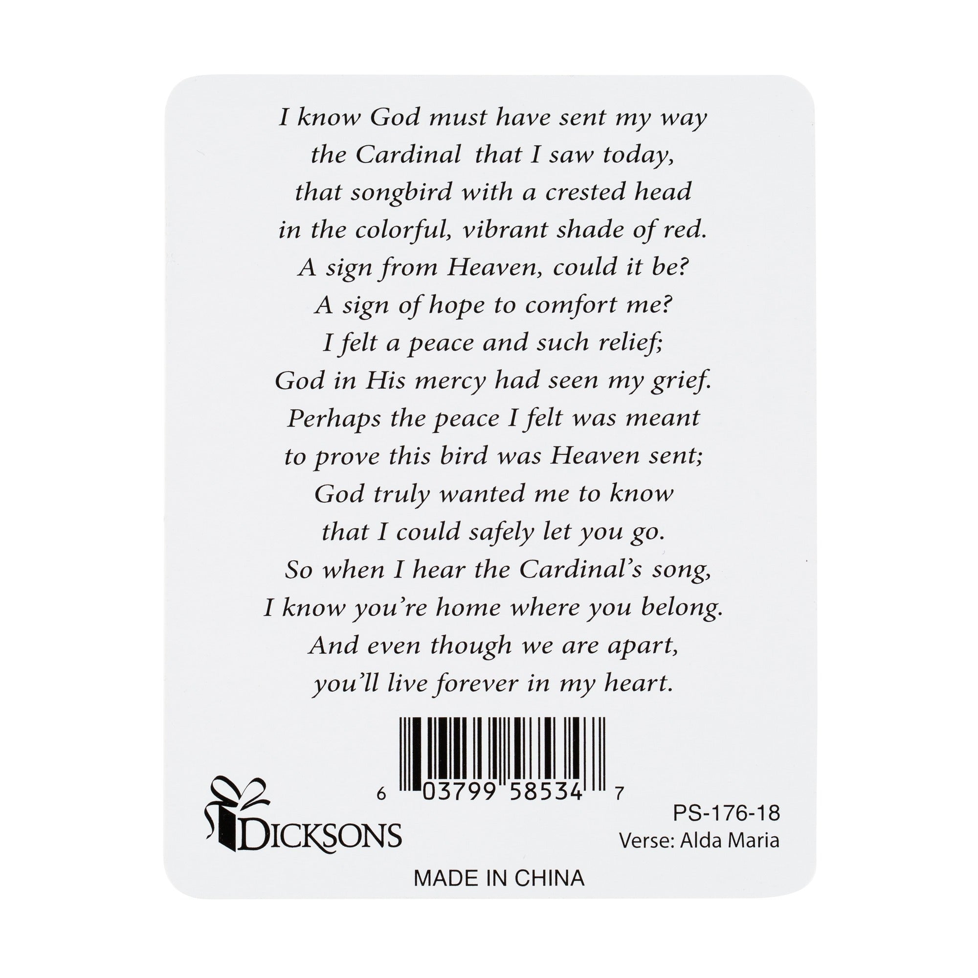 Cardinal's Song Pocket Coin