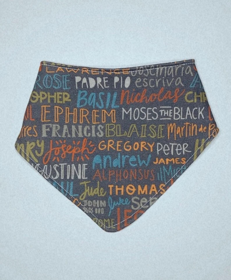 Colorful Saints Bandana Set - 6-12 M