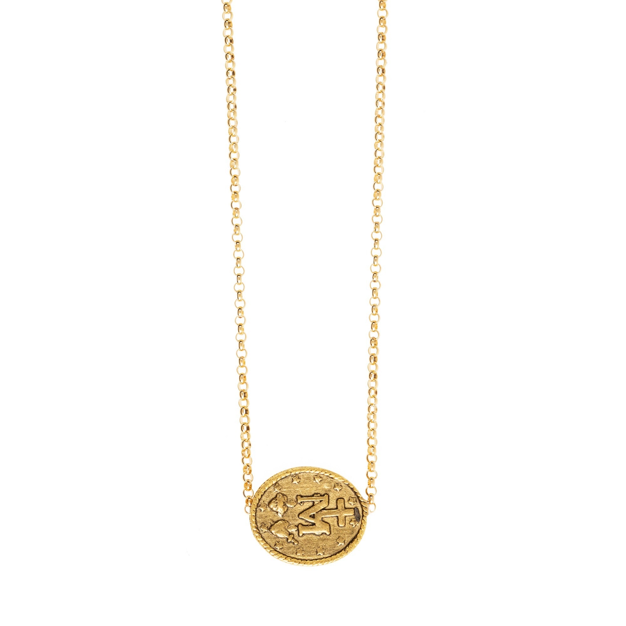 Petite Miraculous Mary Oval Necklace