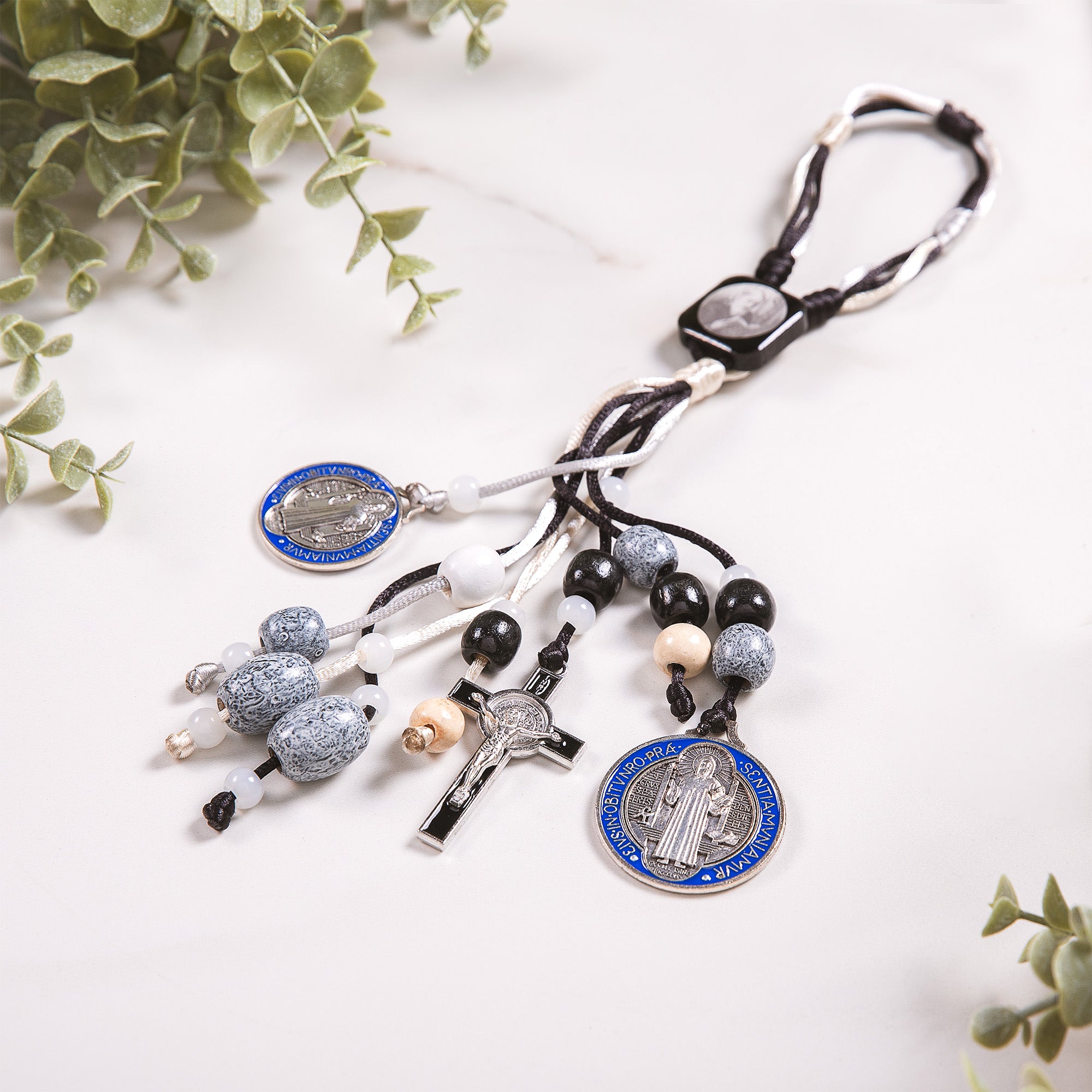 Black & White St. Benedict Home Blessing