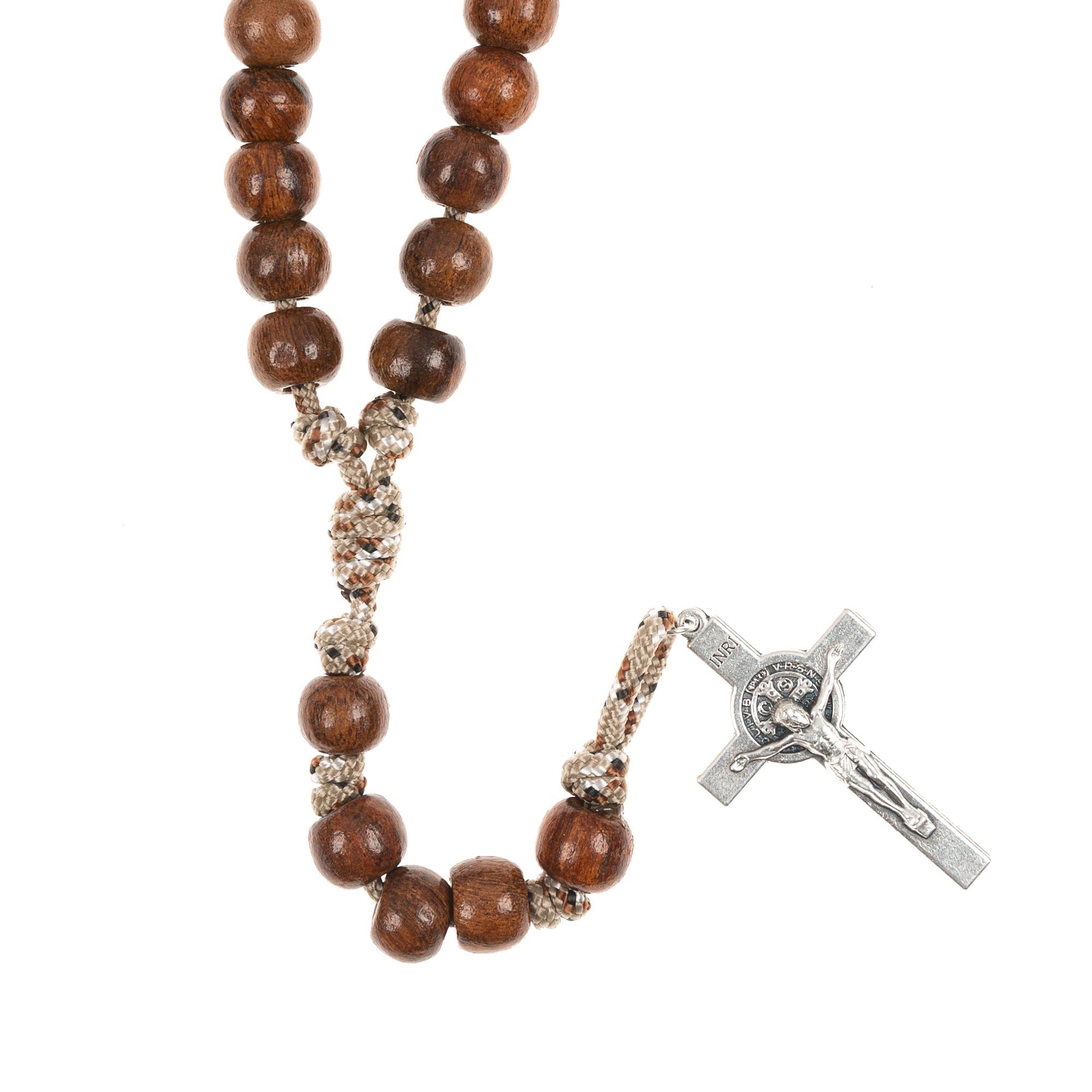 Desert Camo St. Benedict Paracord Rosary