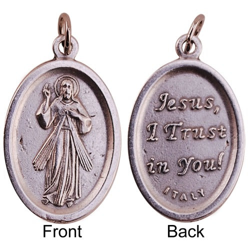 Divine Mercy Medals - Bulk Pack of 25