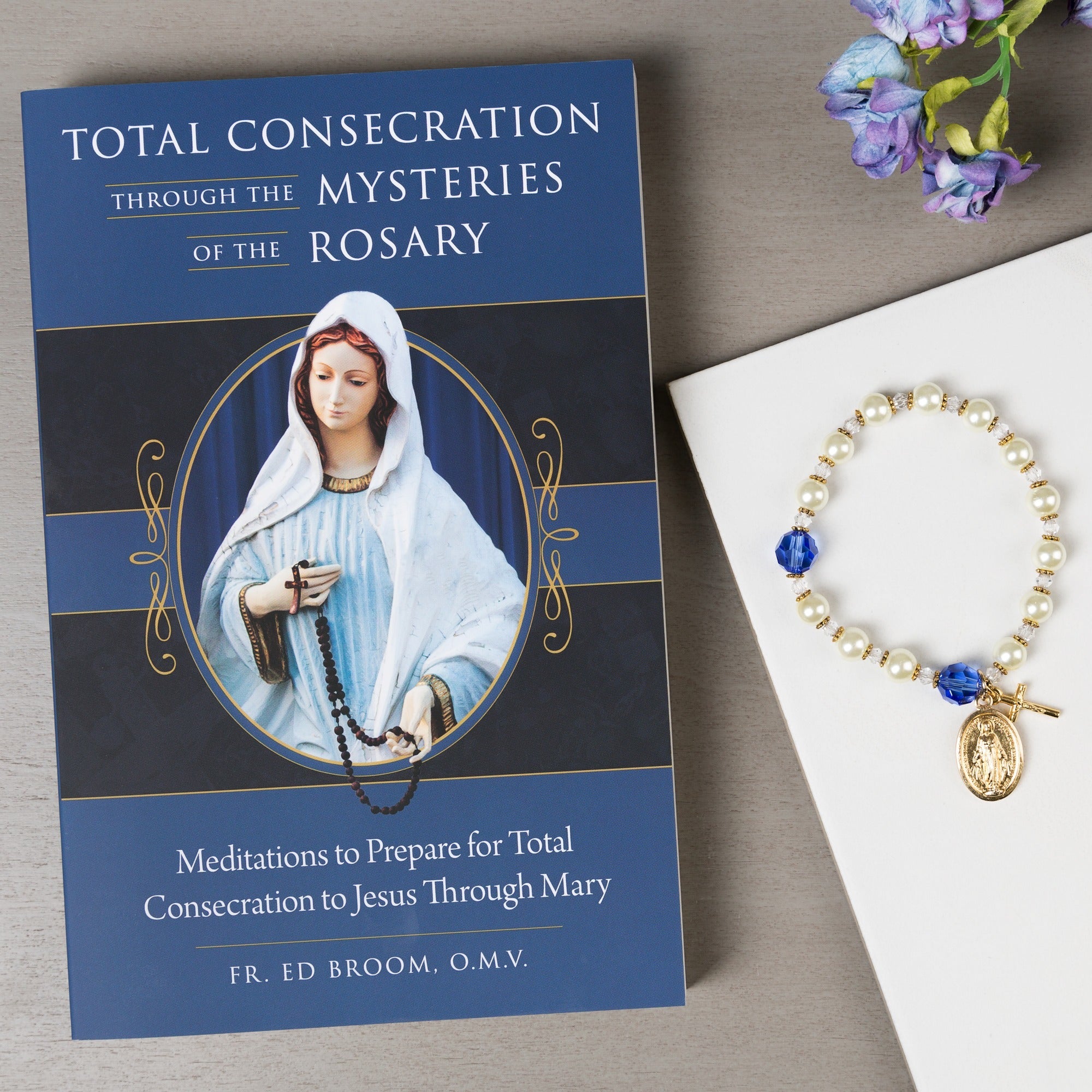 Total Consecration Through the Mysteries of the Rosary & Miraculous Medal Bracelet - Set