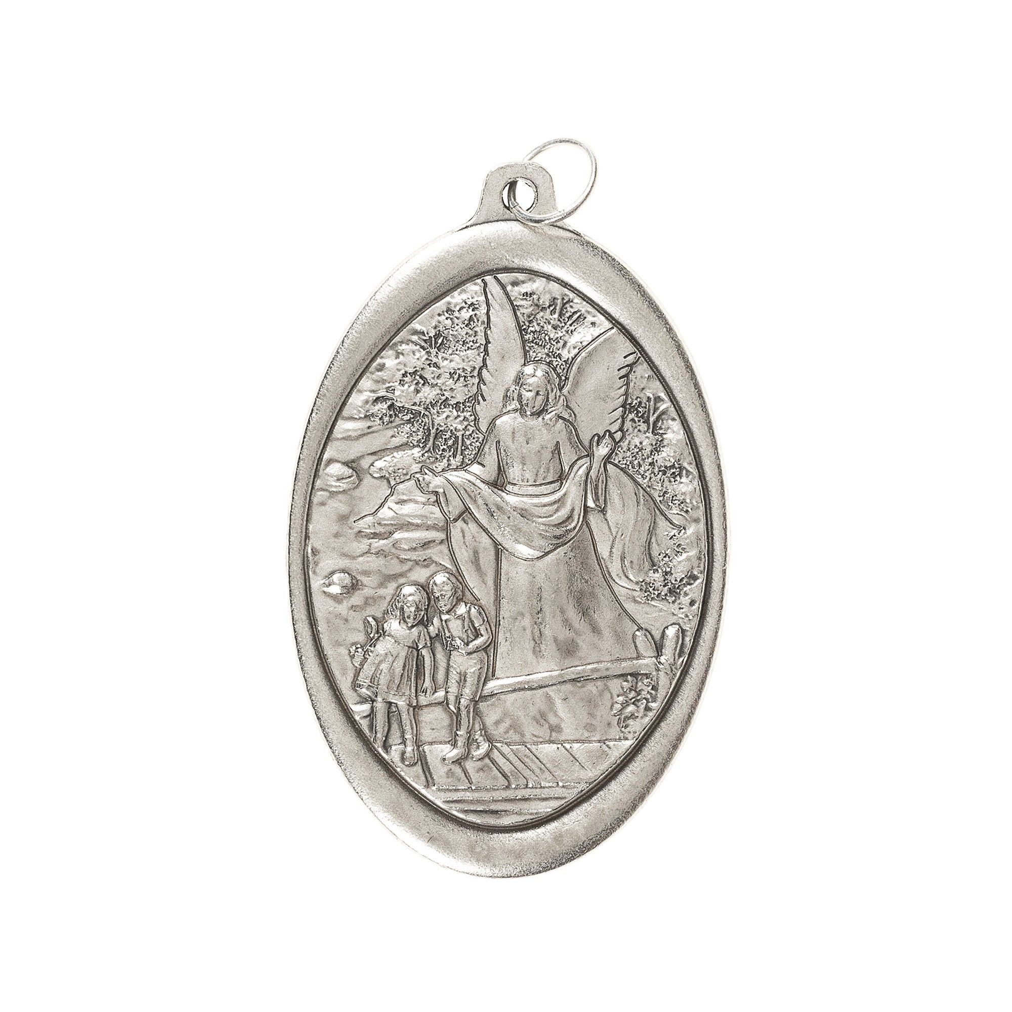 Large St. Michael/Guardian Angel Medal for Home Use
