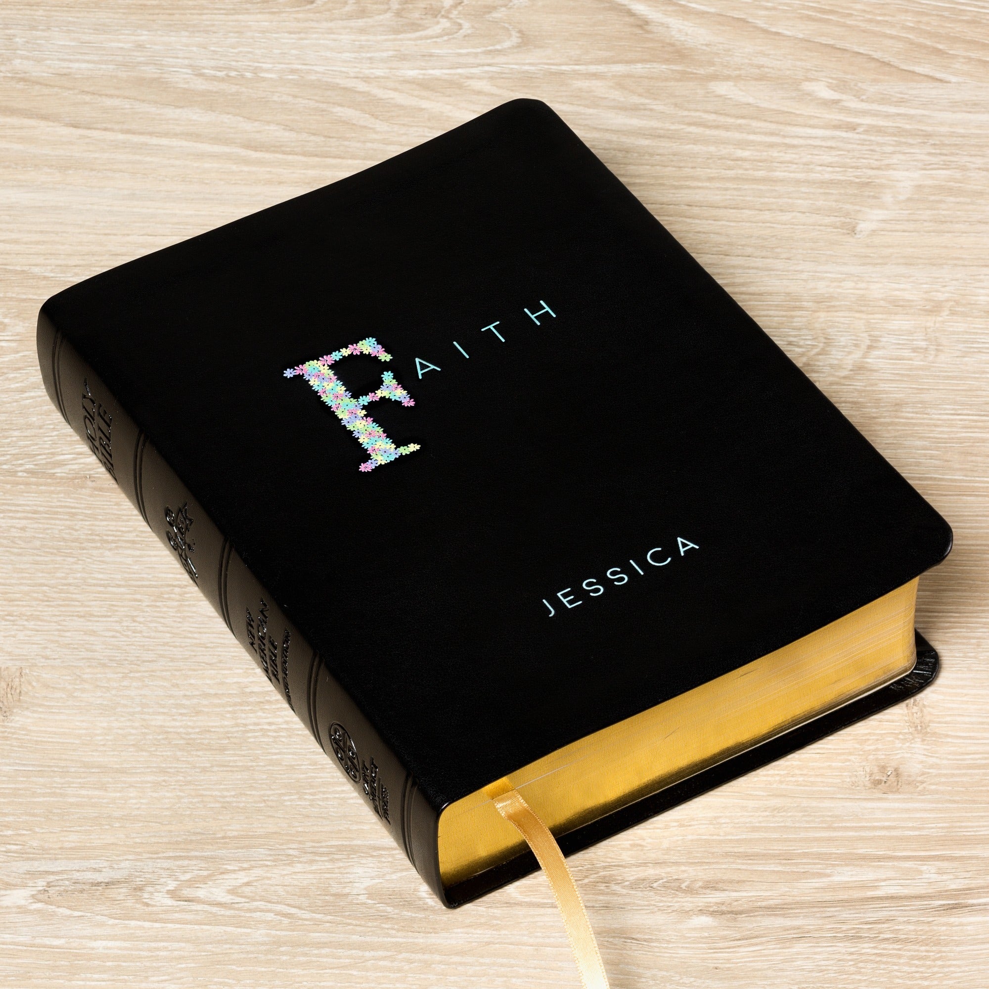 Floral Faith Personalized Bible
