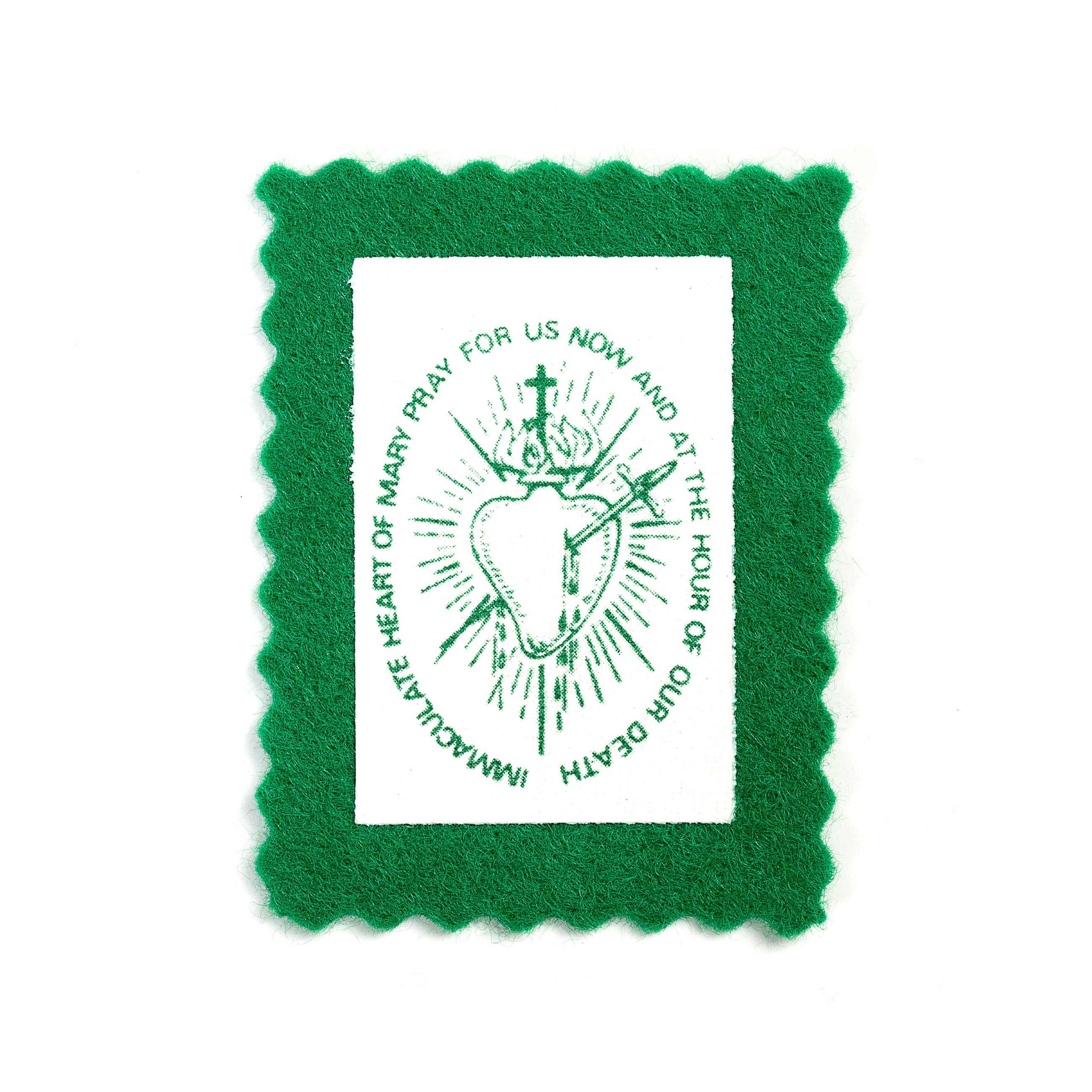 Traditional Cordless Green Scapular