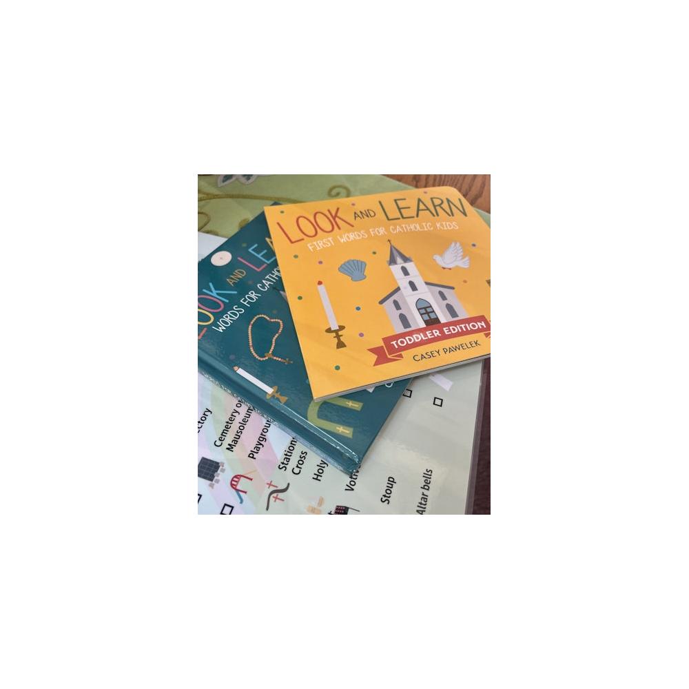 Look and Learn: First Words for Catholic Kids (Board Book)