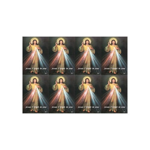 Divine Mercy Personalized Prayer Cards (Priced Per Card)
