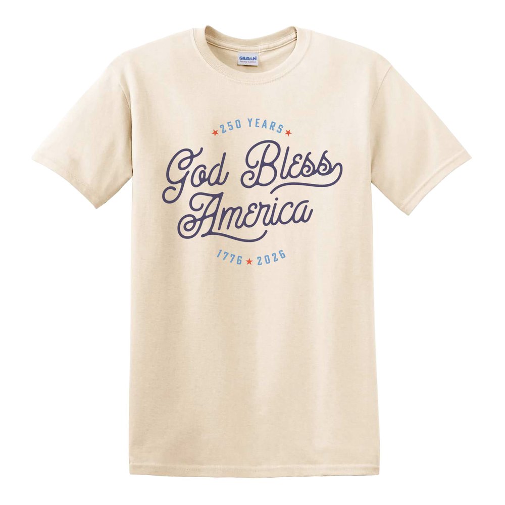 God Bless America 250th Commemorative T-Shirt | The Catholic Company®