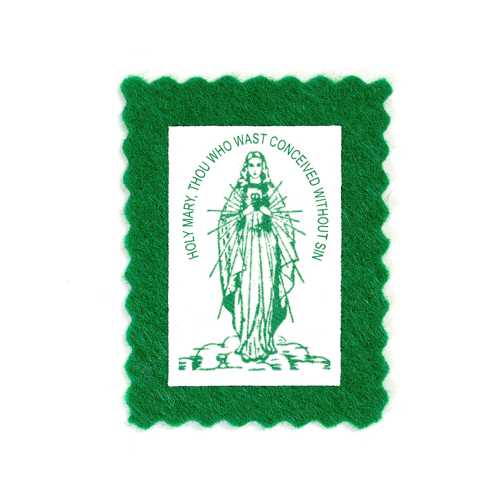 Traditional Cordless Green Scapular