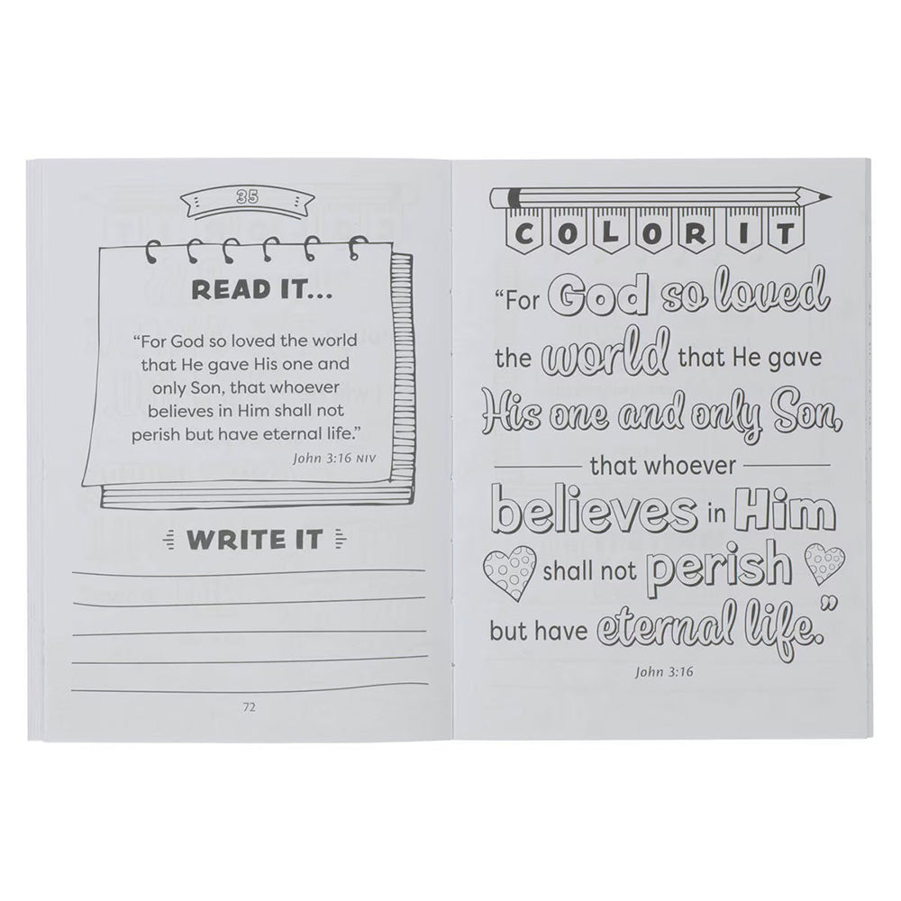 77 Bible Promises Every Kid Should Know - Memorization and Coloring Book.