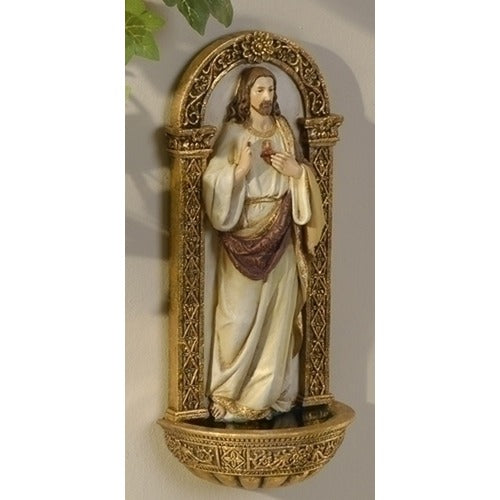 Sacred Heart of Jesus Holy Water Font