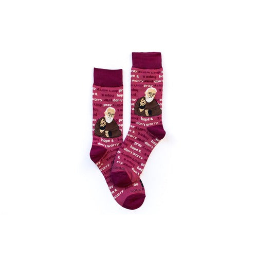 St. Padre Pio Adult Socks